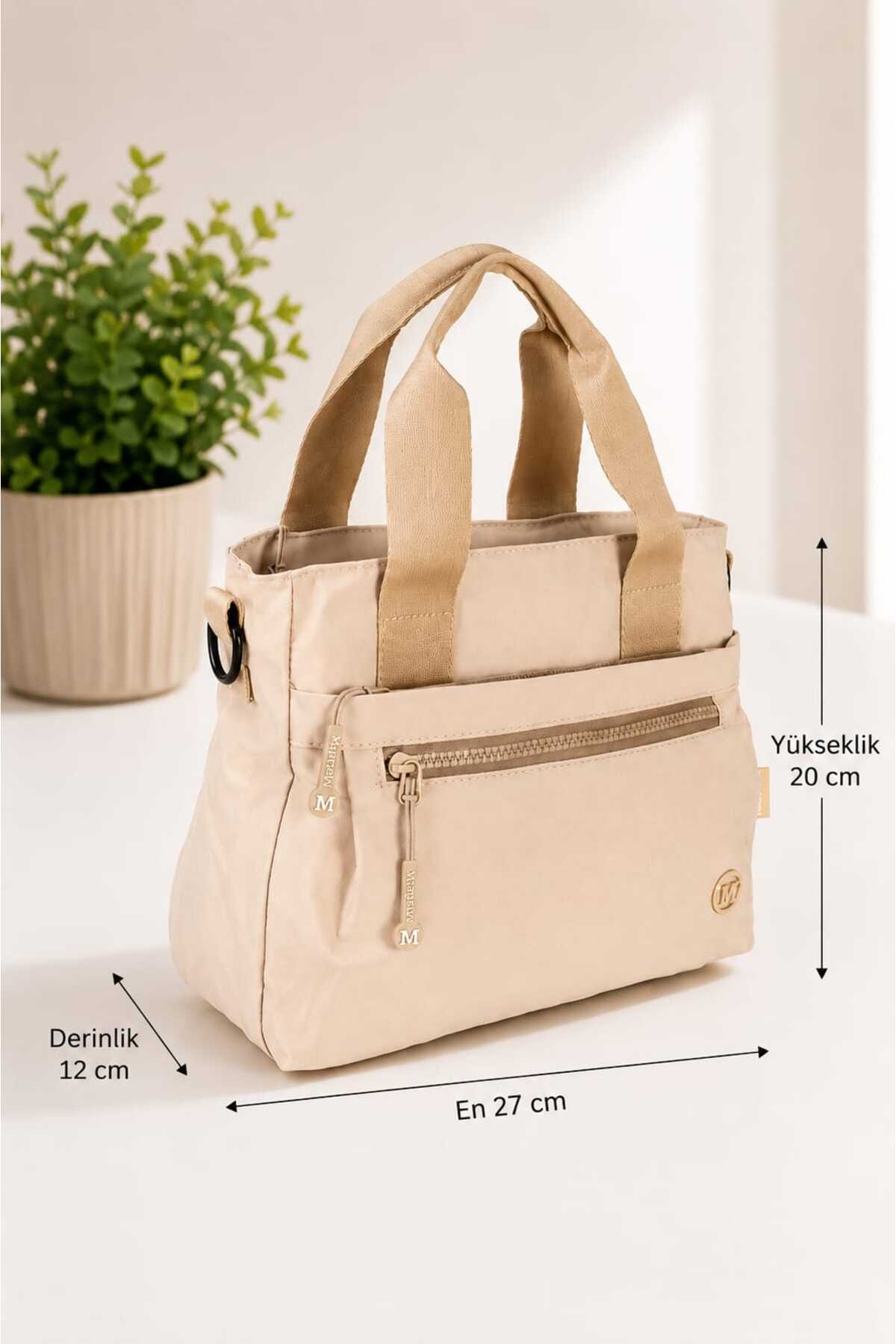 Vona Bags Martella Kipling Kumaş Kadın El, Omuz Çantası M12 görsel 2