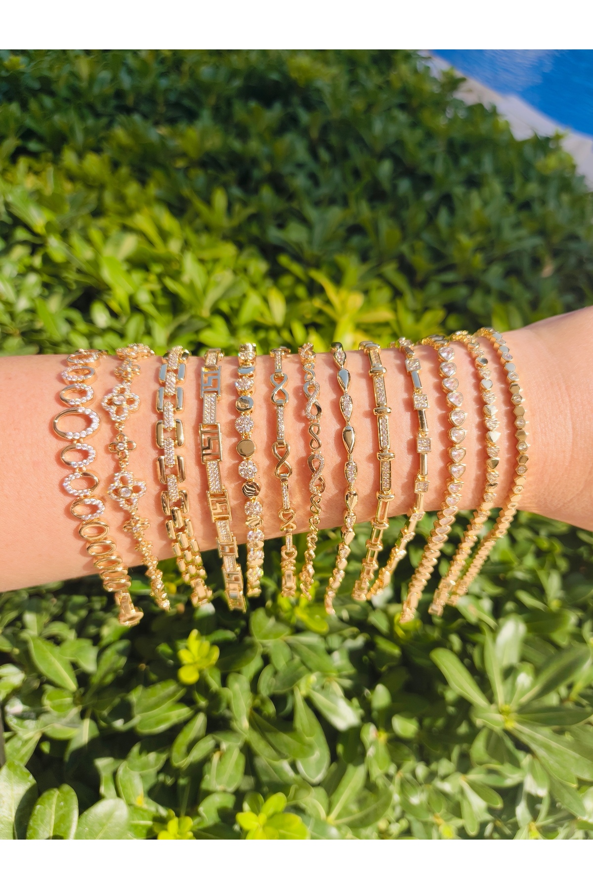 POKAK Altın Kaplama Vip Bileklik CM Jewelry Kuyumcu İşçiliği Renk Bileklik görsel 4