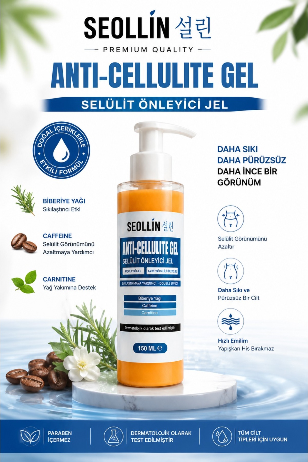 Selülit Ve Çatlak Giderici Vücut Şekillendirici Jel 150 ml — sde222 — تصویر 3 از 3