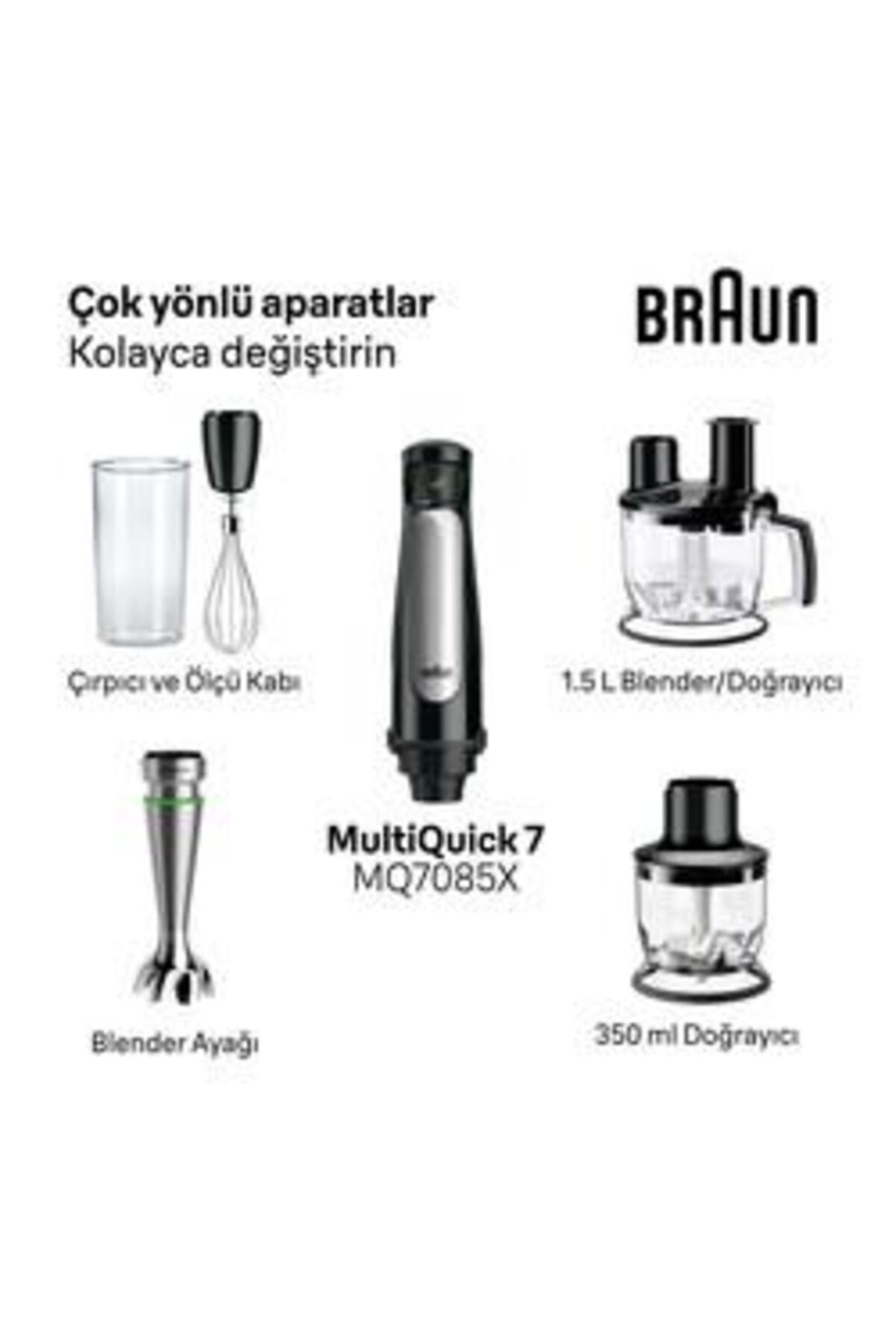 Braun MULTIQUICK 7 EL BLENDER MQ7085X - Fiyatı