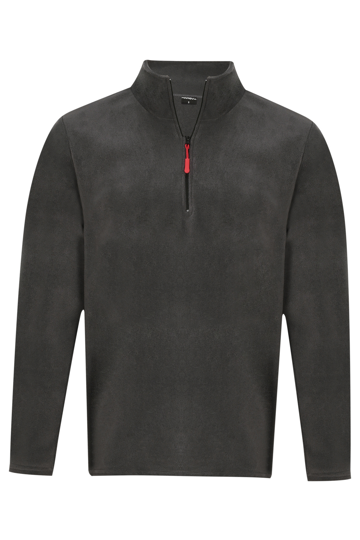 MOONBULL Erkek 3'lü Tüylenme Yapmaz Fit Bato Yaka Soğuk Geçirmez Polar Sweatshirt görsel 3