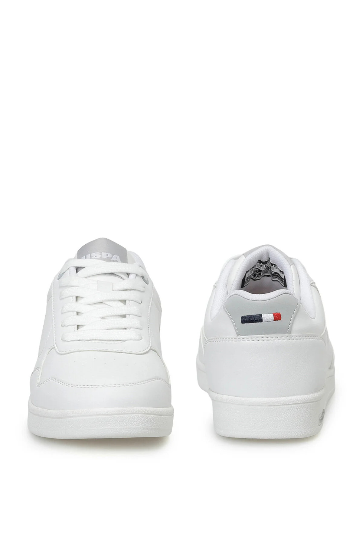U.S. Polo Assn. Fran Rahat Düz Taban Günlük Kadın Sneaker Spor Ayakkabı Beyaz görsel 6