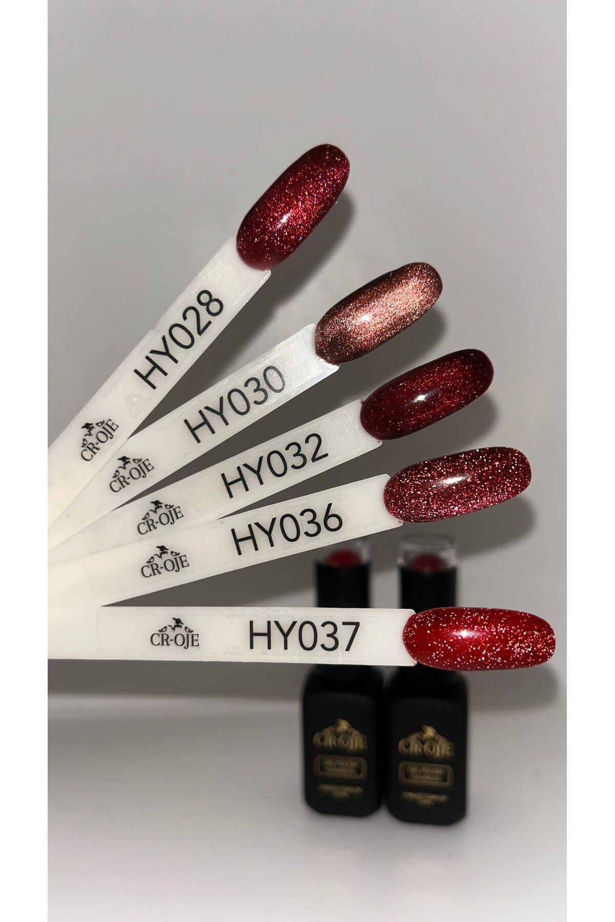 Inci Tanecikli Manyetik Cat Eye / Kedi Gözü- HY032 (5 ML) — رنگارنگ yenicateyeserisi — تصویر 4 از 4