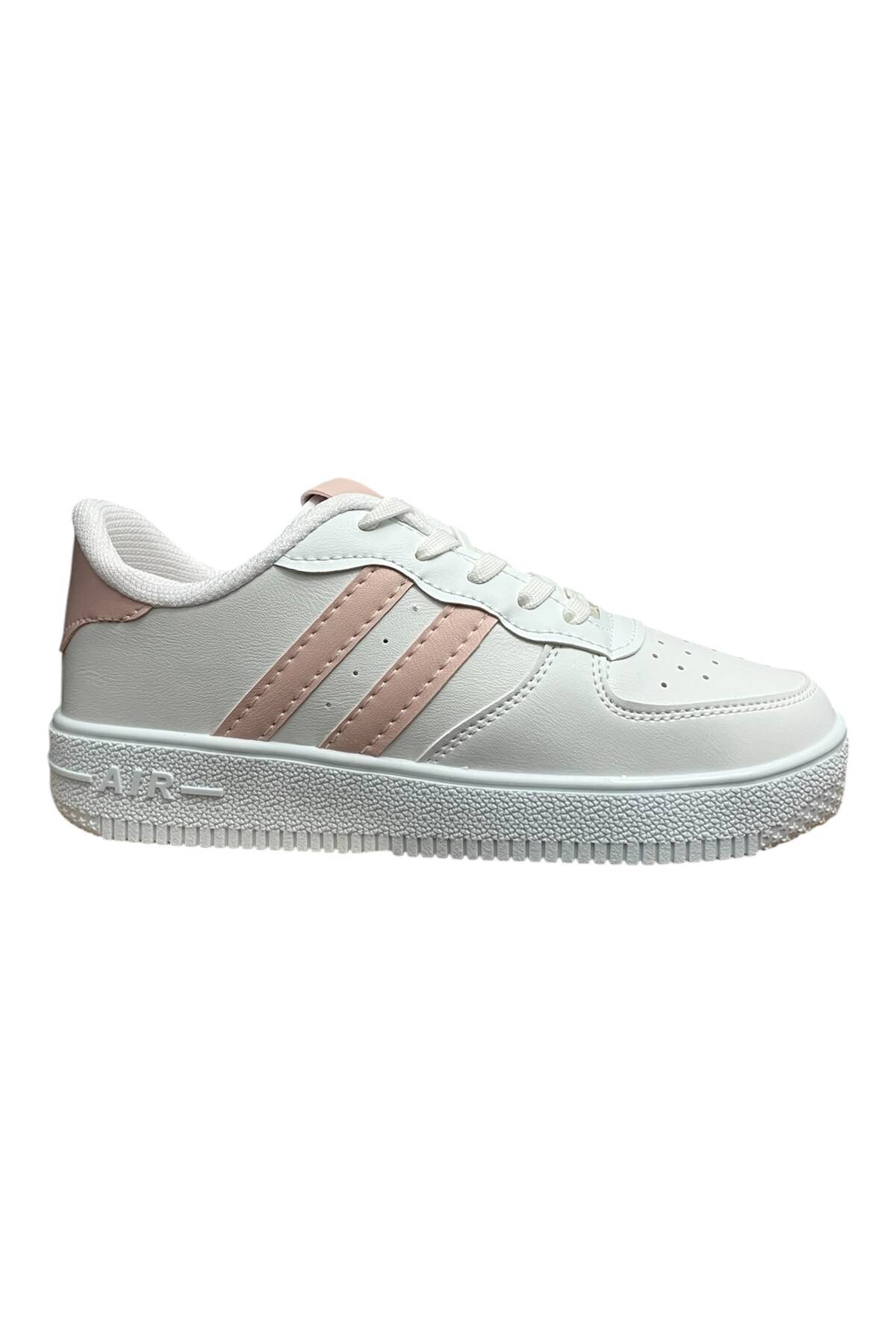 rungo AİR RAHAT HAFİF UNİSEX BAĞCIKLI GÜNLÜK CASUAL KADIN ERKEK SNEAKER SPOR AYAKKABI görsel 2