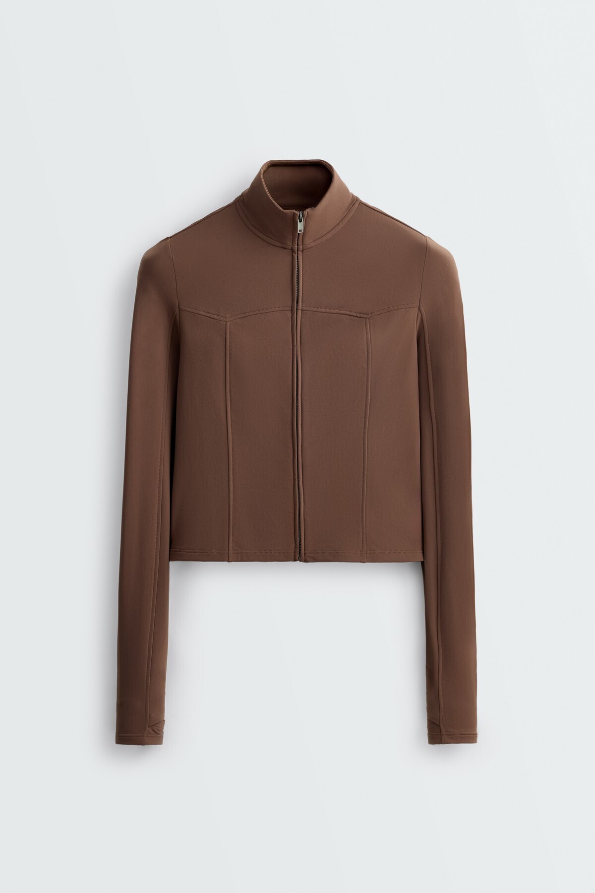 Oysho Light warm boxy teknik ceket görsel 5