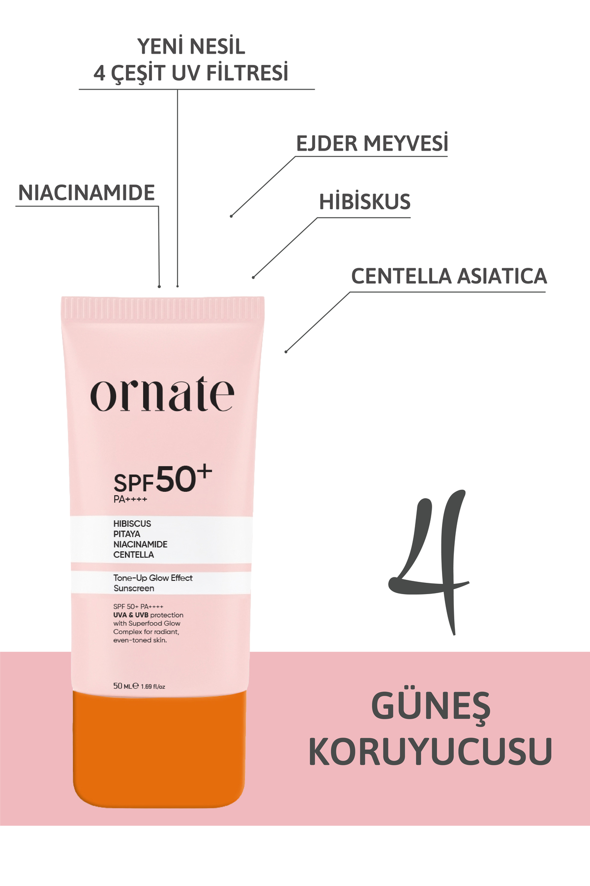 ست مراقبت از پوست پاک‌کننده، مرطوب‌کننده، سرم پپتیدی و ضدآفتاب SPF50+ — 2608111324079 — تصویر 5 از 5