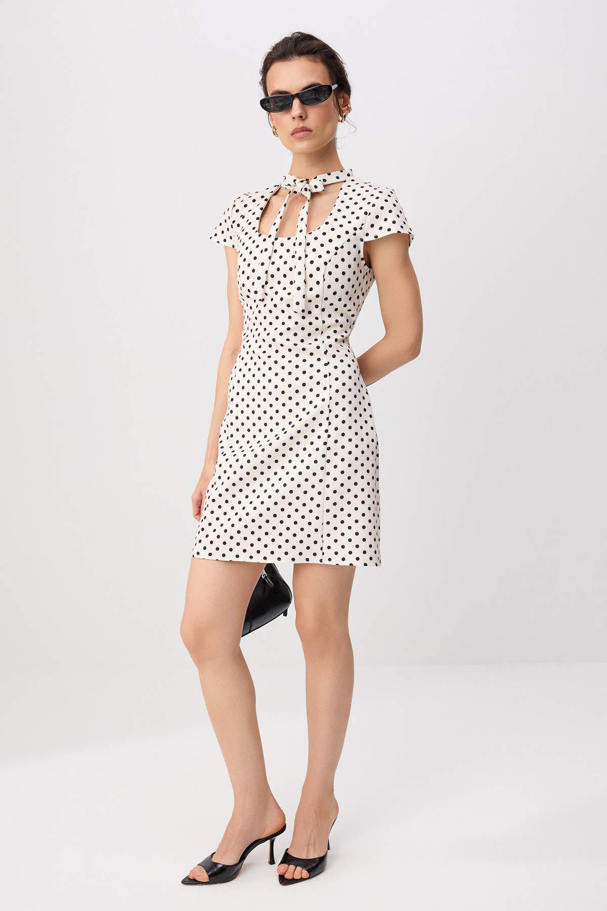 Trendyolmilla Çok Renkli Düz Kısa / Mini Dokuma Elbise TWOSS26EL00702