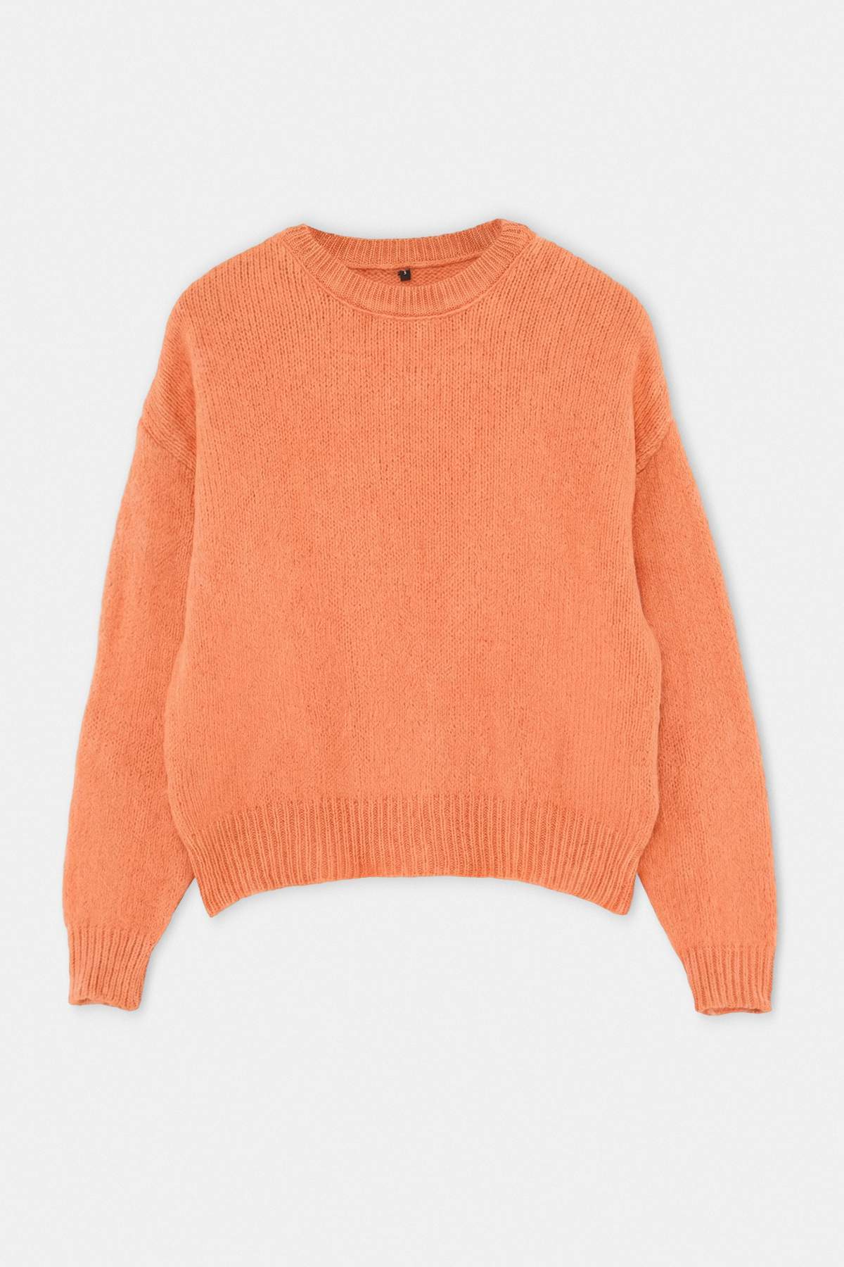 Trendyolmilla Somon Geniş Kalıp Yumuşak Dokulu Basic Triko Kazak TWOAW23KZ00185