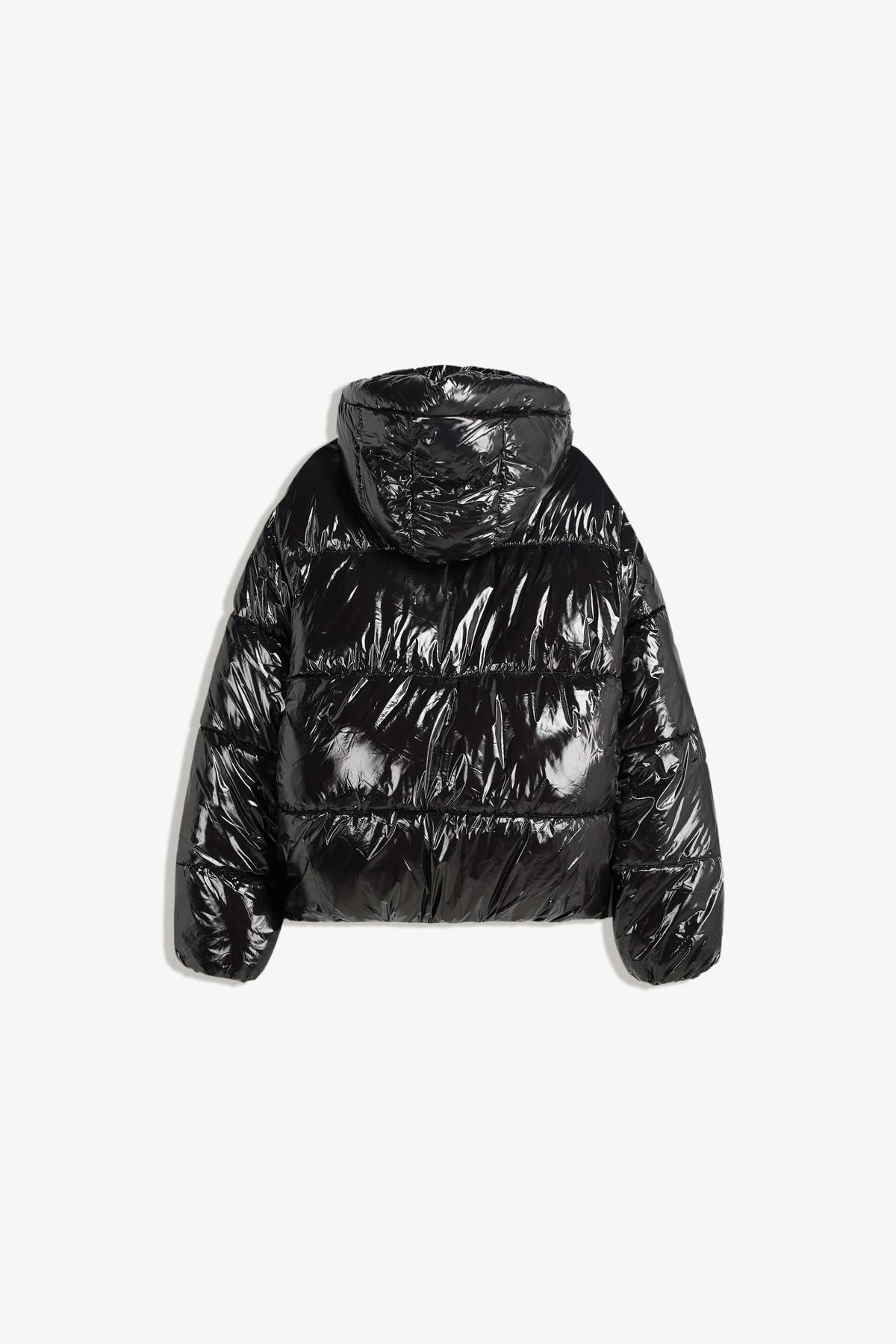 Bershka Kapüşonlu şişme mont görsel 6