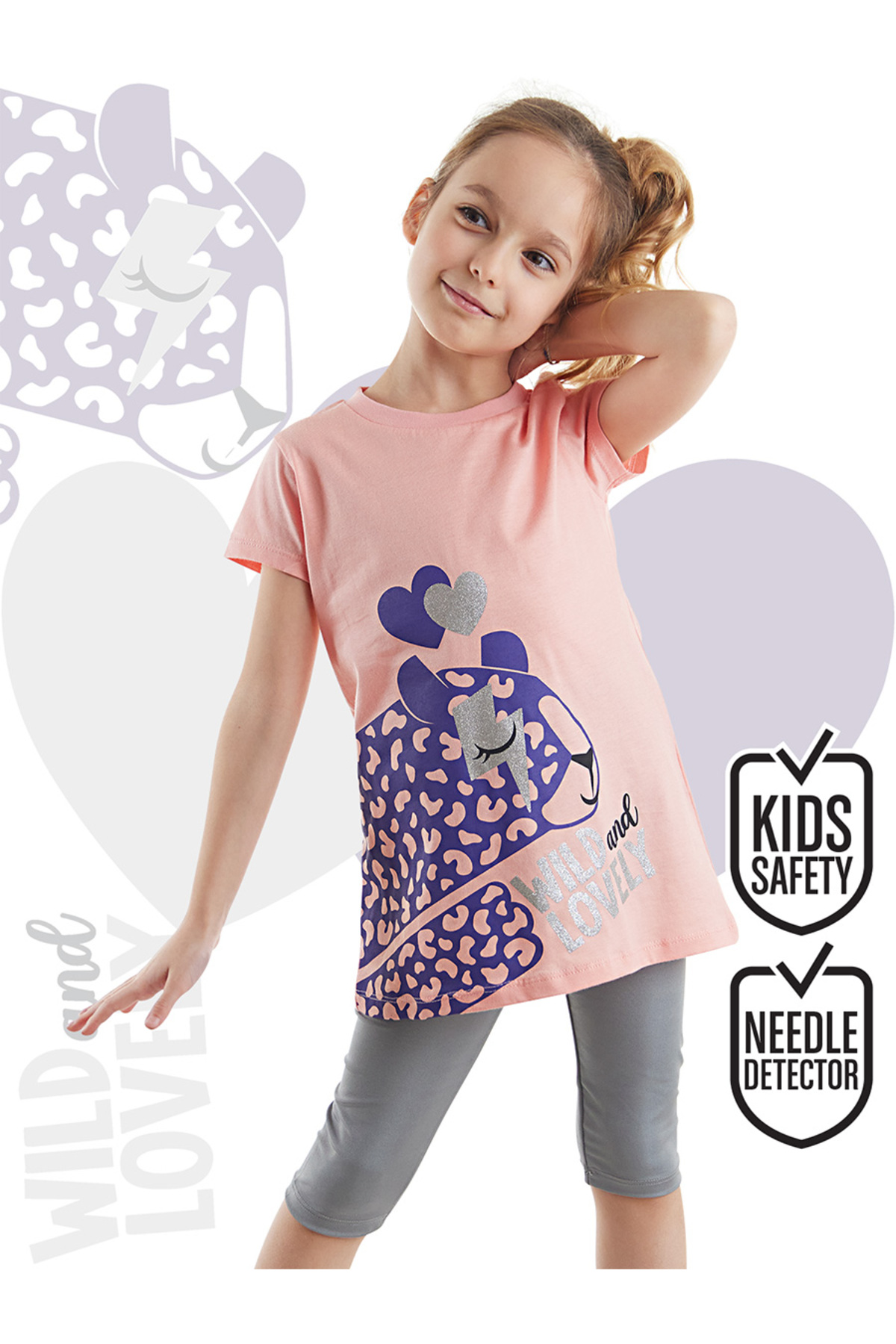 Leopard Girl Tunic Leggings Set