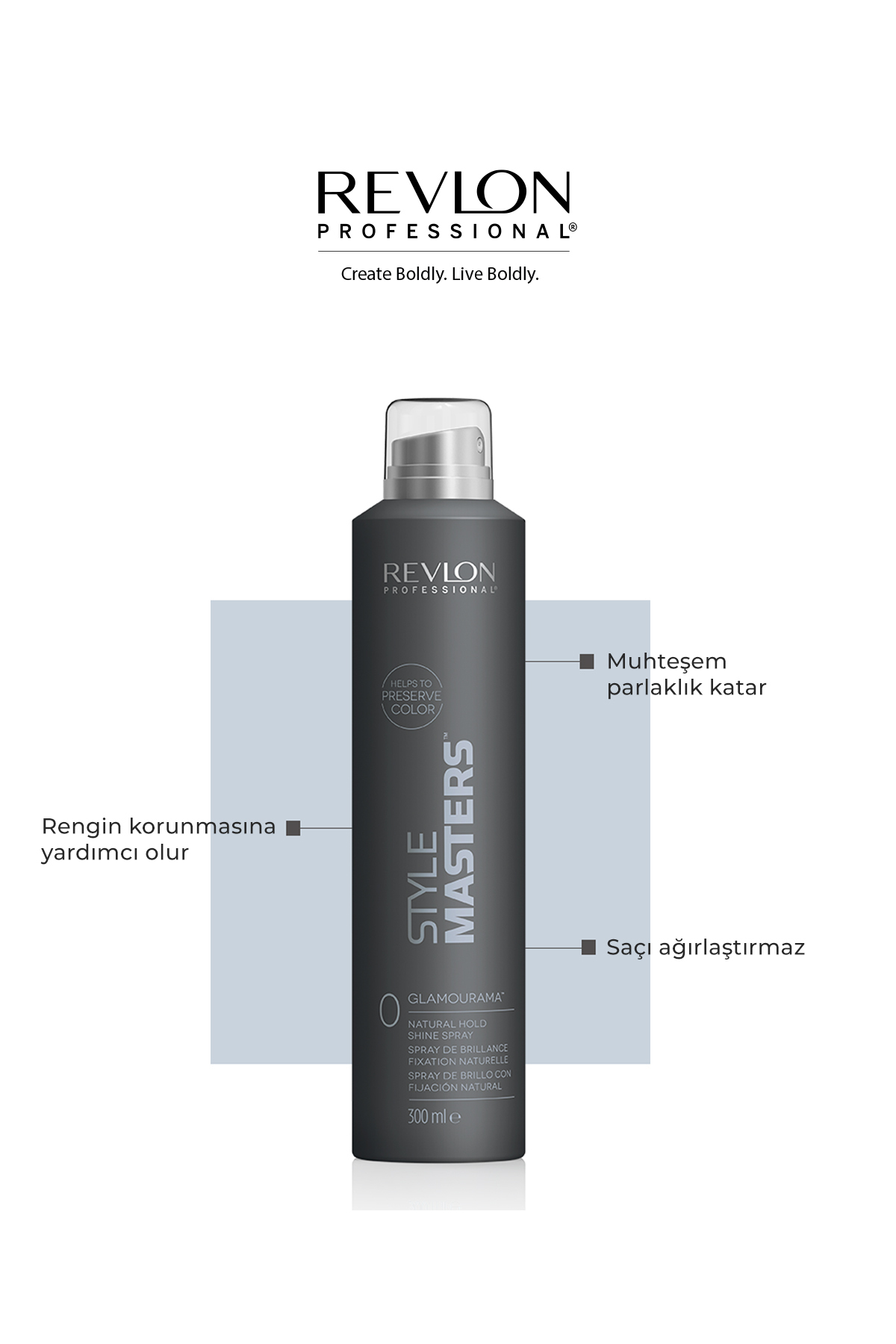 Glamourama Shine Spray Işıltı Veren Parlatıcı Saç Spreyi 300 ml — 7244683000 — تصویر 4 از 4