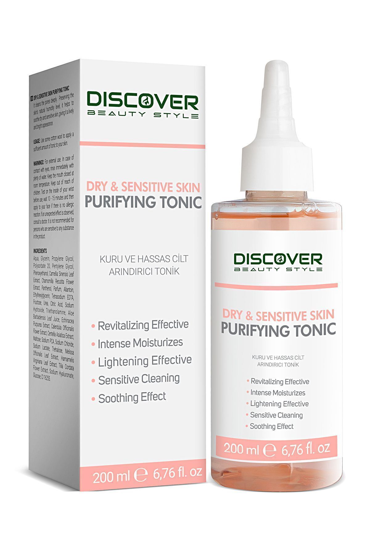 Kuru Ve Hassas Ciltler Için Canlandırıcı Yatıştırıcı Ve Nemlendirici Arındırıcı Tonik 200 ml — 860156 — تصویر 5 از 5