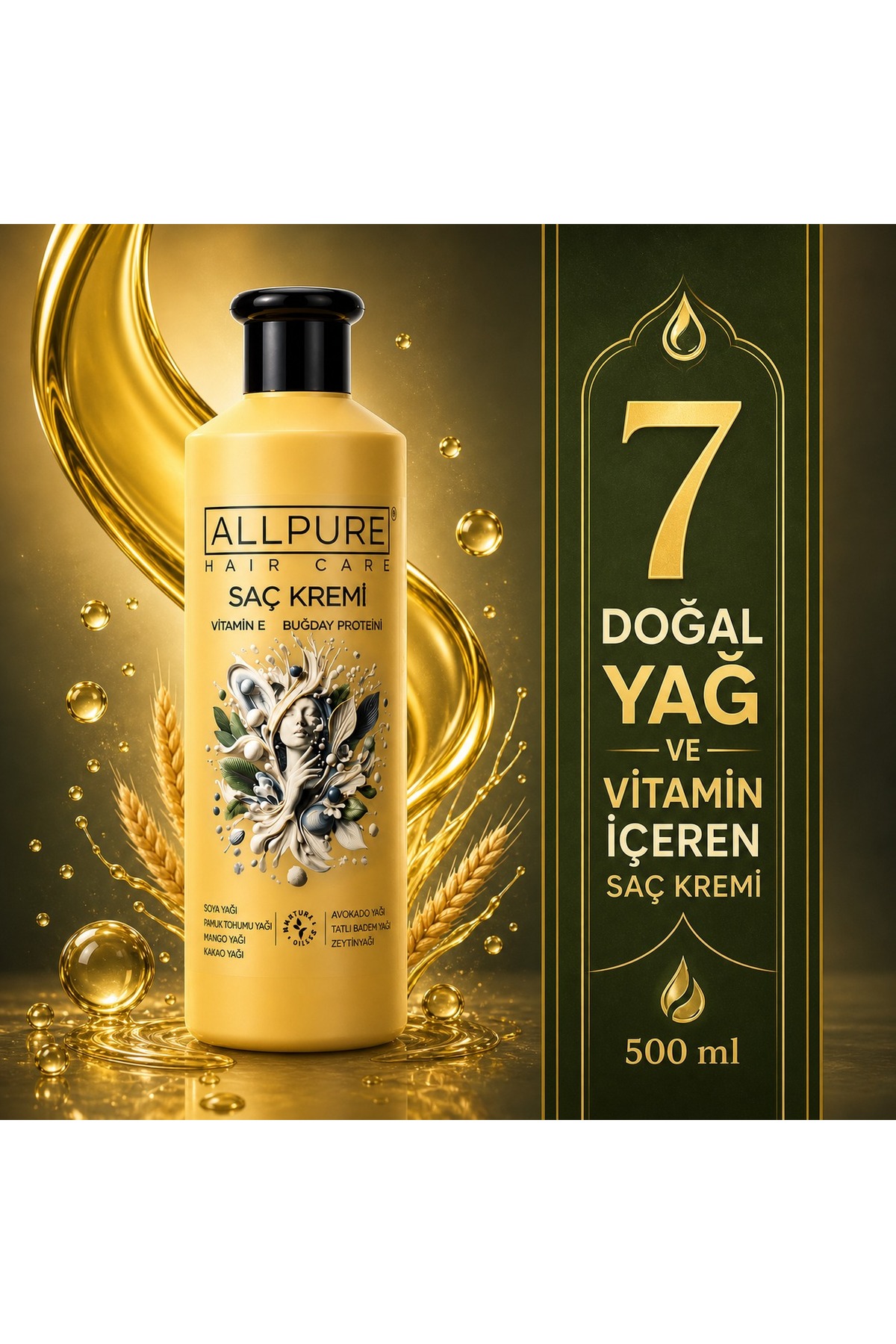 Hair Care Seti (Şampuan + Saç Kremi) — ALL-SM-SK-01 — تصویر 5 از 8