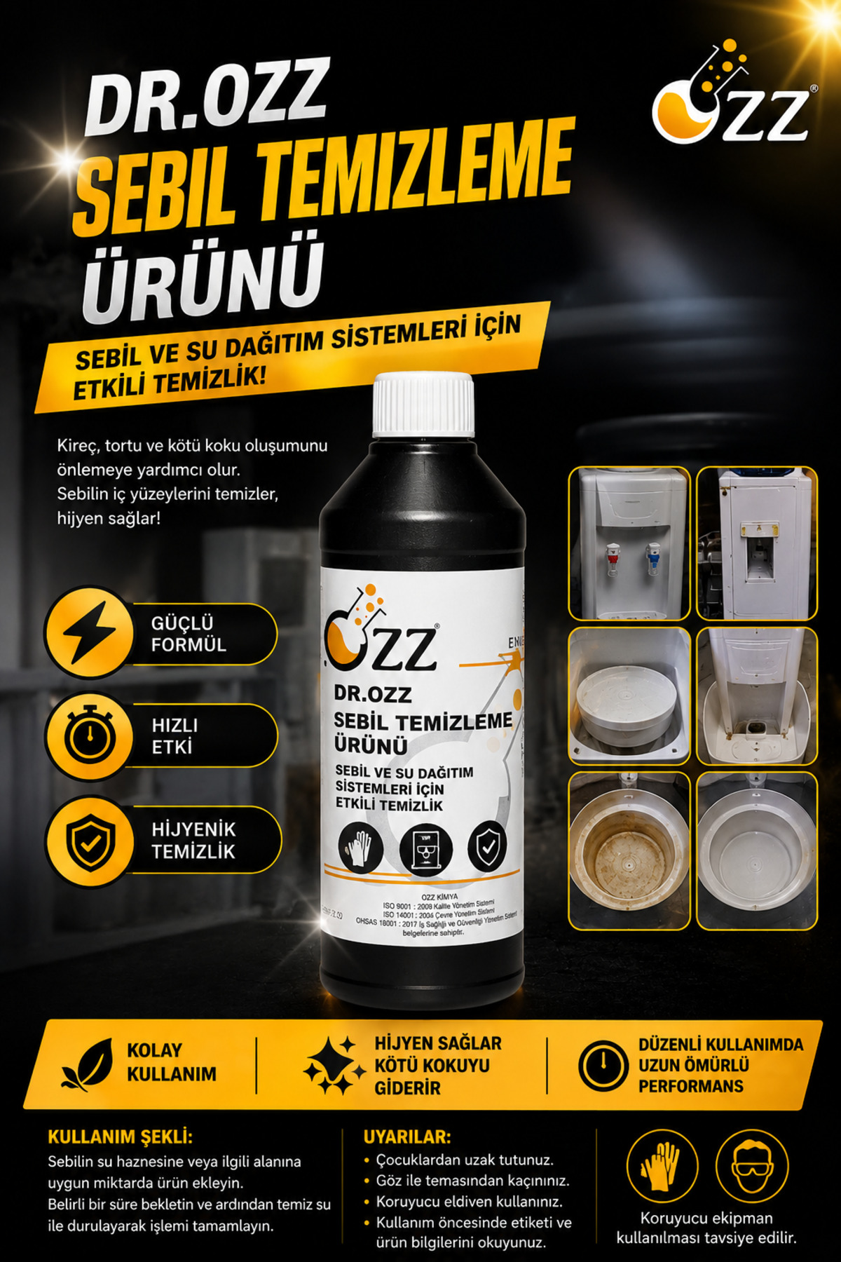 Dr.Ozz Sebil Temizleme Solüsyonu 500ml