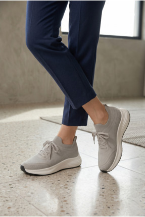 Runnix Shoes GRES Gri Nefes Alabilen Kadın Yürüyüş ve Koşu Ayakkabısı Günlük ...