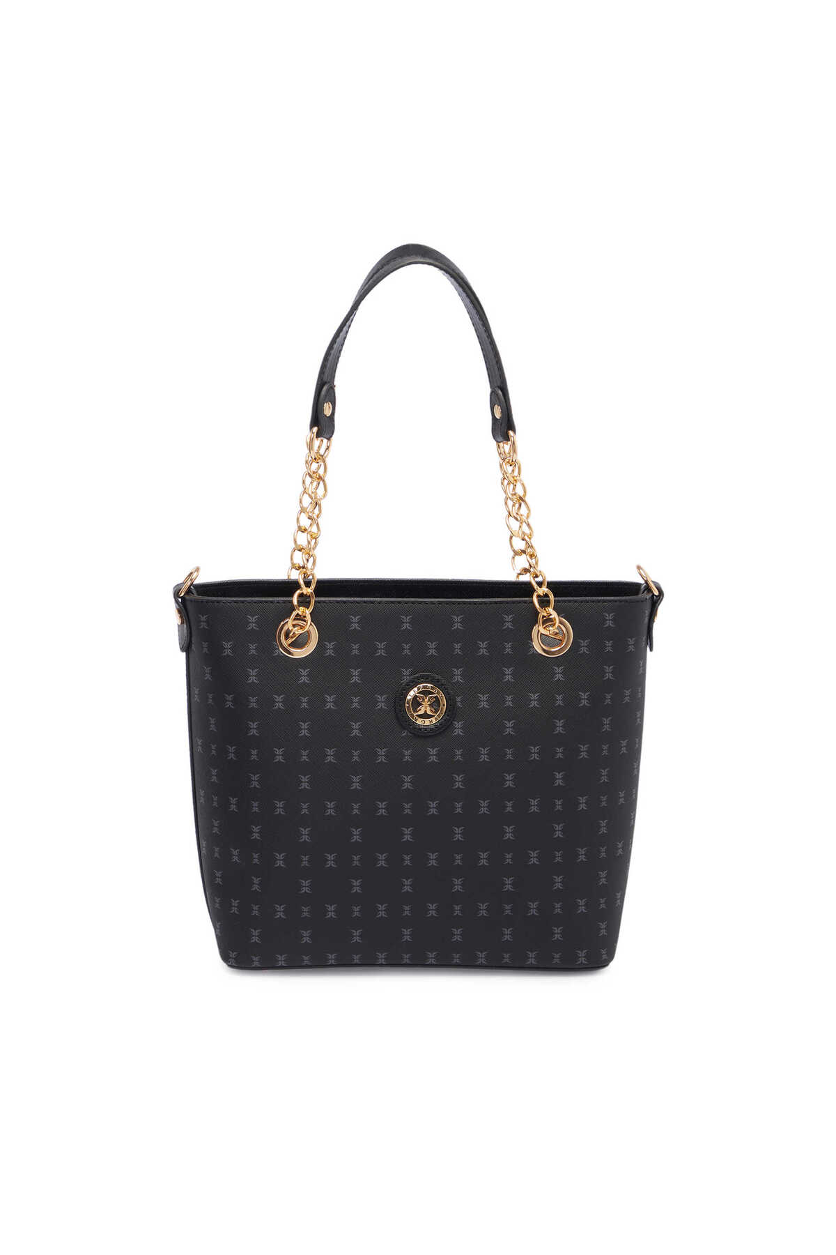 Black Print Women's Shoulder Bag-S1WPR0000801-T0E