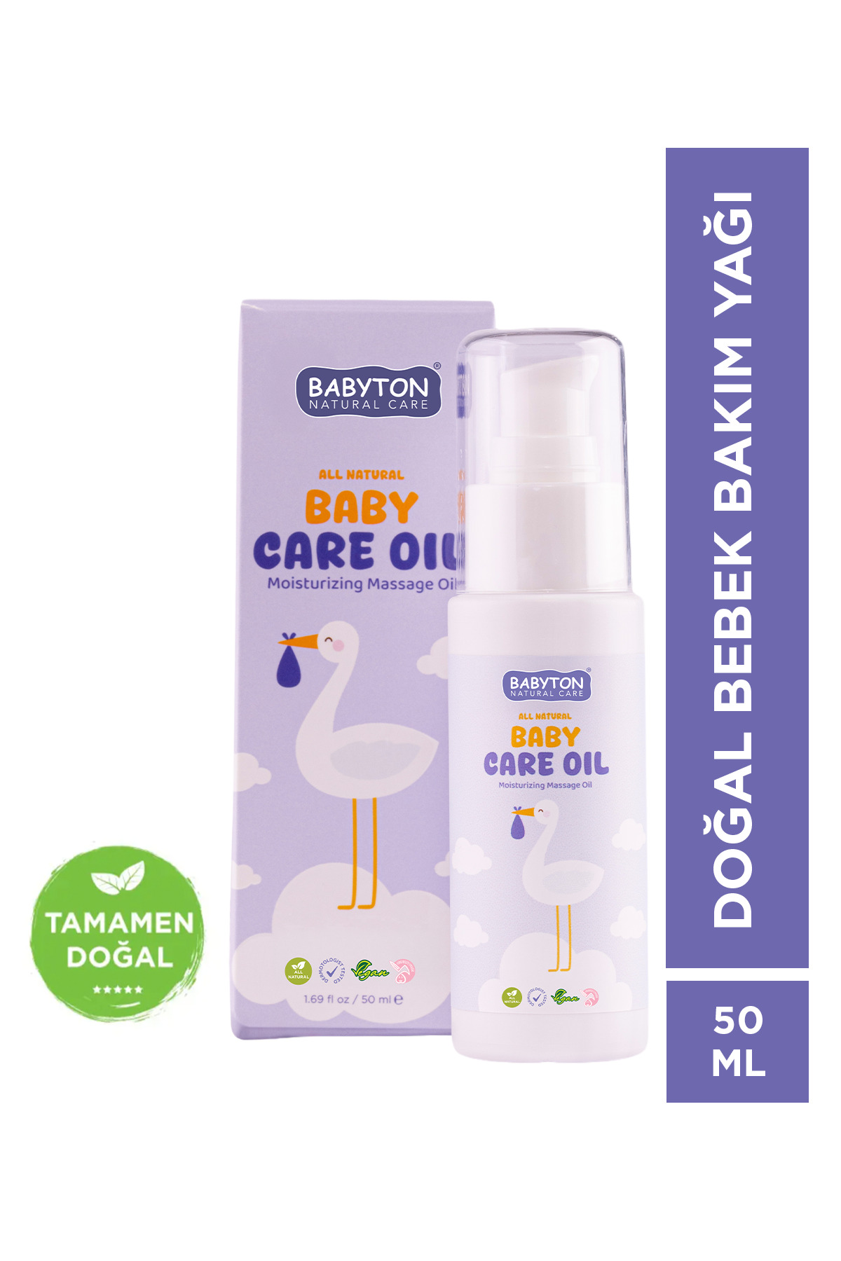 BABYTON Doğal Bebek Bakım Yağı 50 ml - Fiyatı, Yorumları
