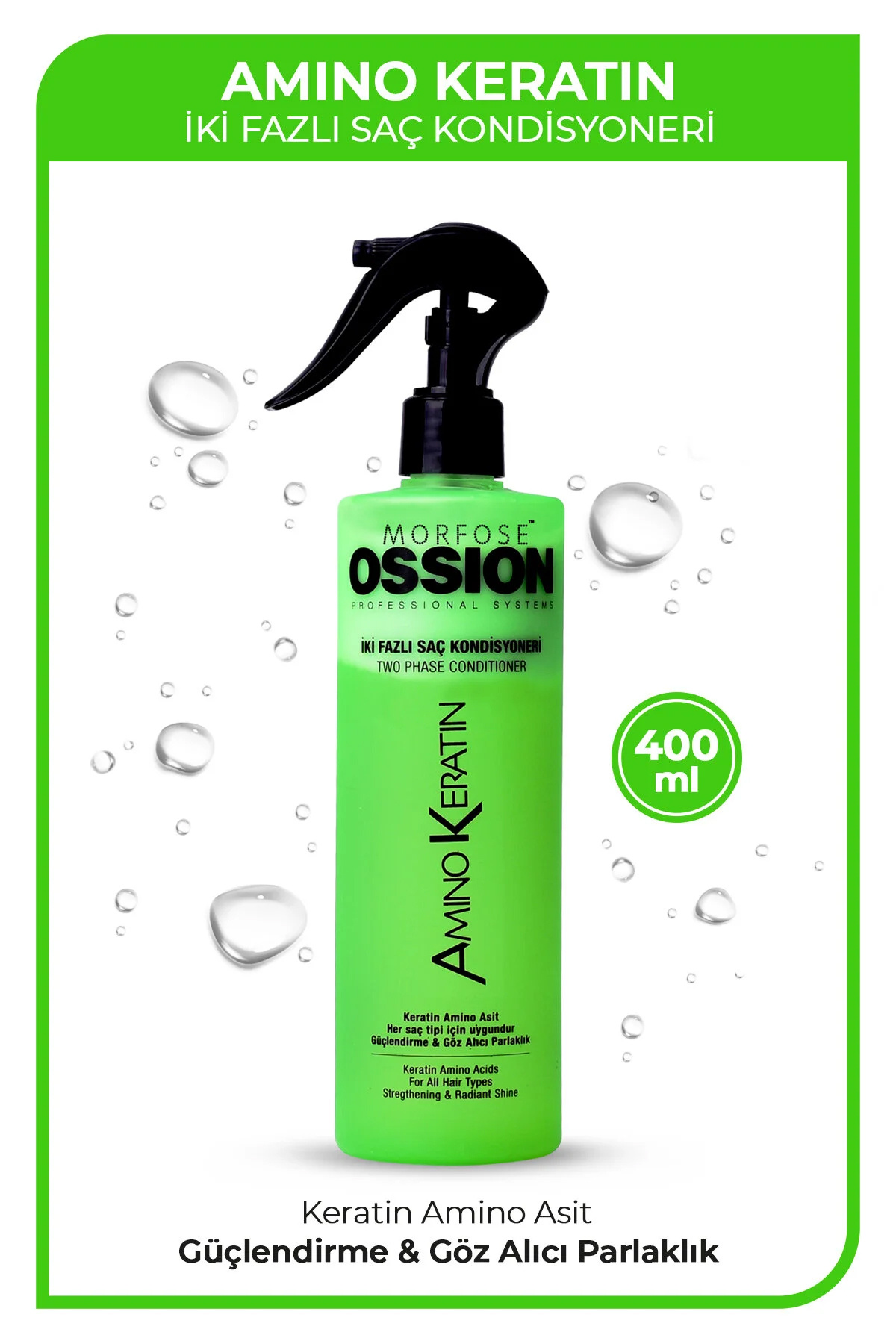 Ossion Amino Keratin Fön Suyu 400 ml — 1100002072