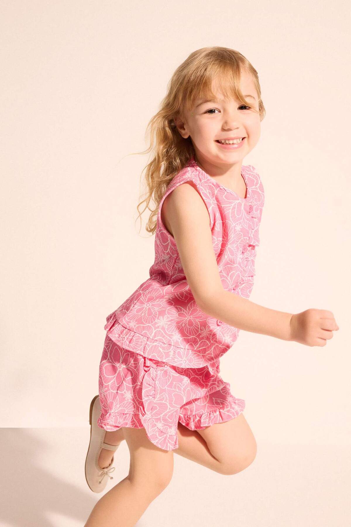 Defacto Linen Blend 2-Piece Set for Baby Girl H4735A526Sm