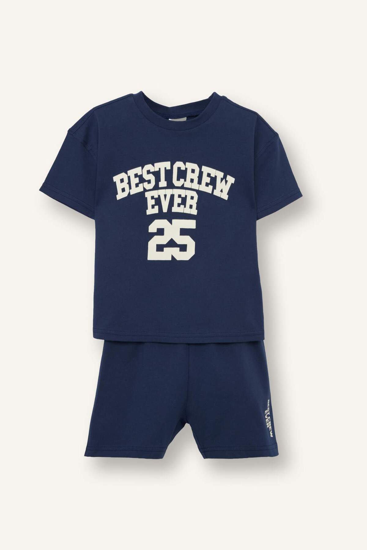 Defacto Printed T-Shirt and Shorts Set for Baby Boy G5839A526Sm