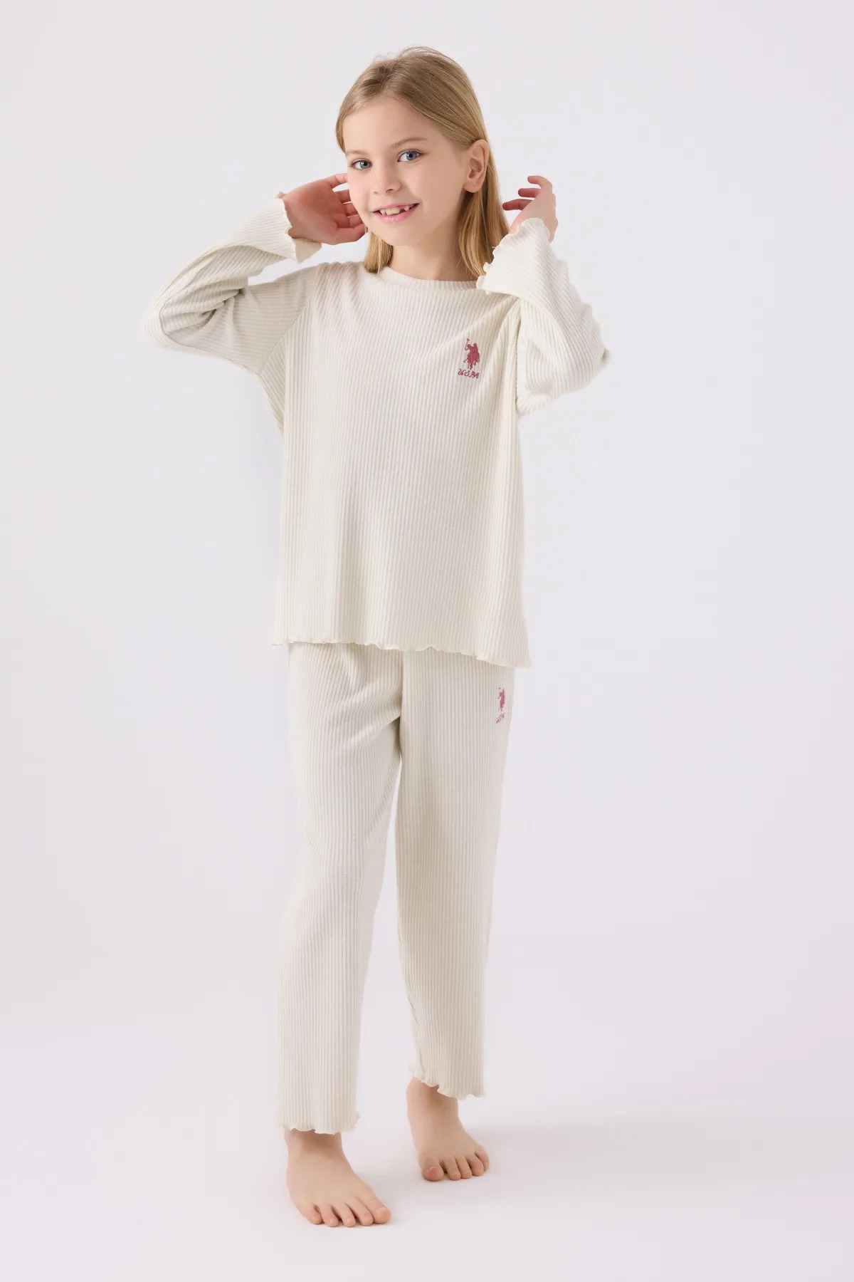 ست پیژامه آستین‌بلند دخترانه U.S. Polo Assn. — 2
