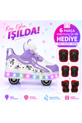 sepona PATENLi AYAKKABI PATENLİ IŞIKLI SPOR AYAKKABI KAYKAY