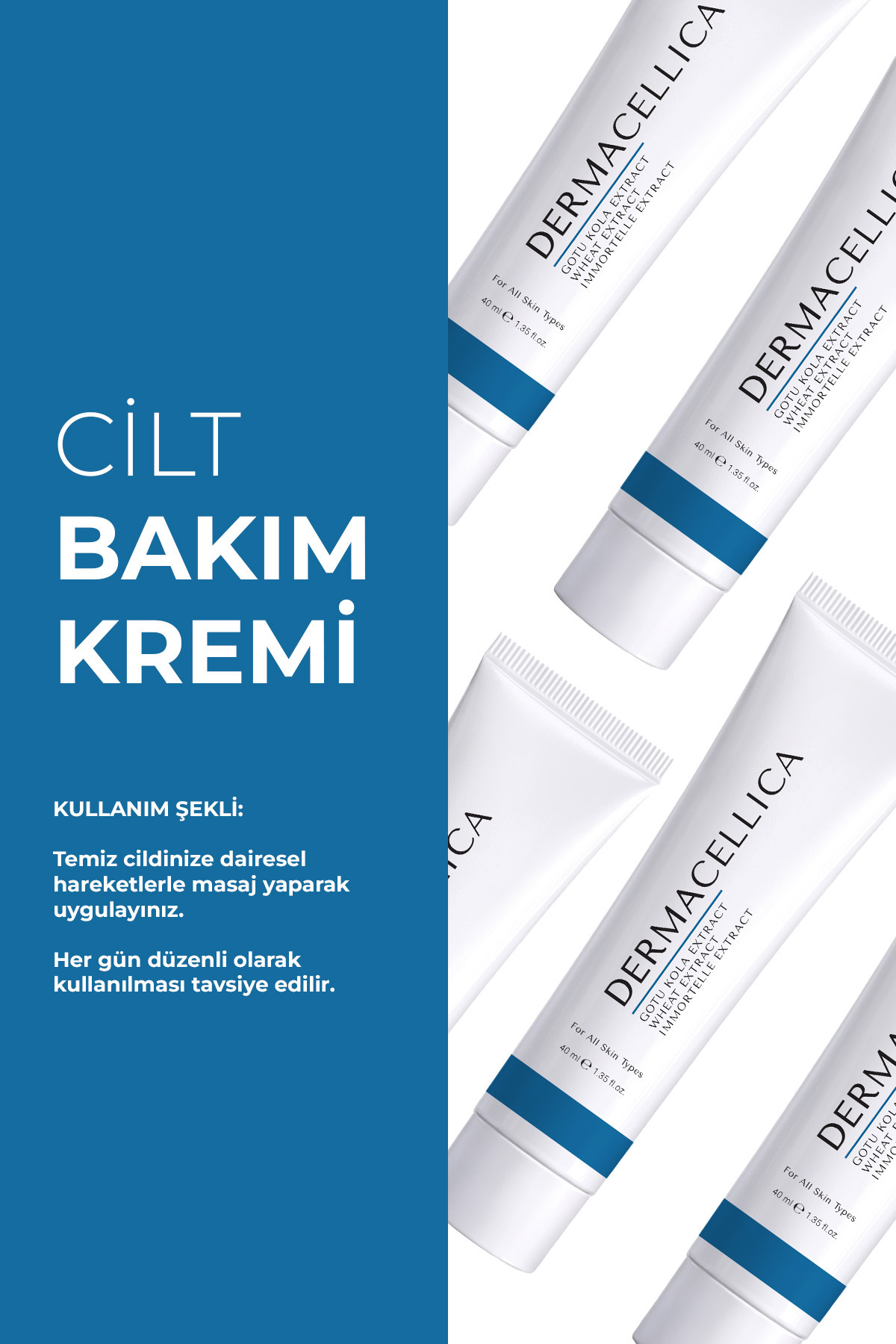 Cilt Bakım Kremi 40 ml — Derma02 — تصویر 2 از 4