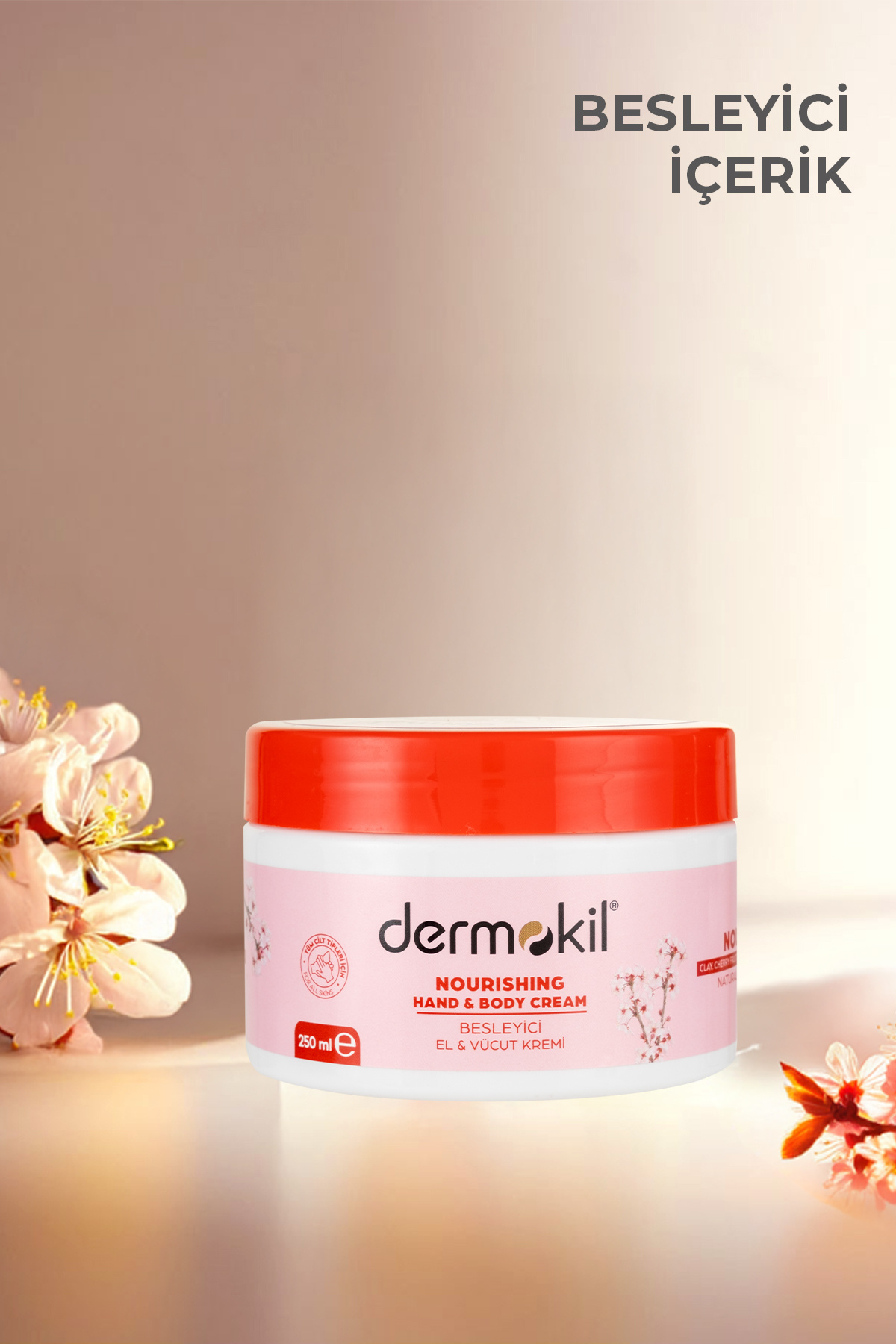 Kiraz Çiçeği Onarıcı El Ve Vücut Bakım Kremi 250 ml — 8697916011941 — تصویر 4 از 5