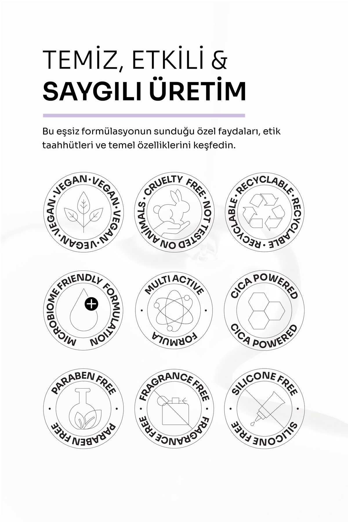 Cilt Bariyeri Onarıcı Serum | Ceramide ve Postbiyotik İçeren Nem Kaybını Önleyici Hassas Cilt Bakımı | 30 ml — REPAIR-SERUM — تصویر 5 از 8