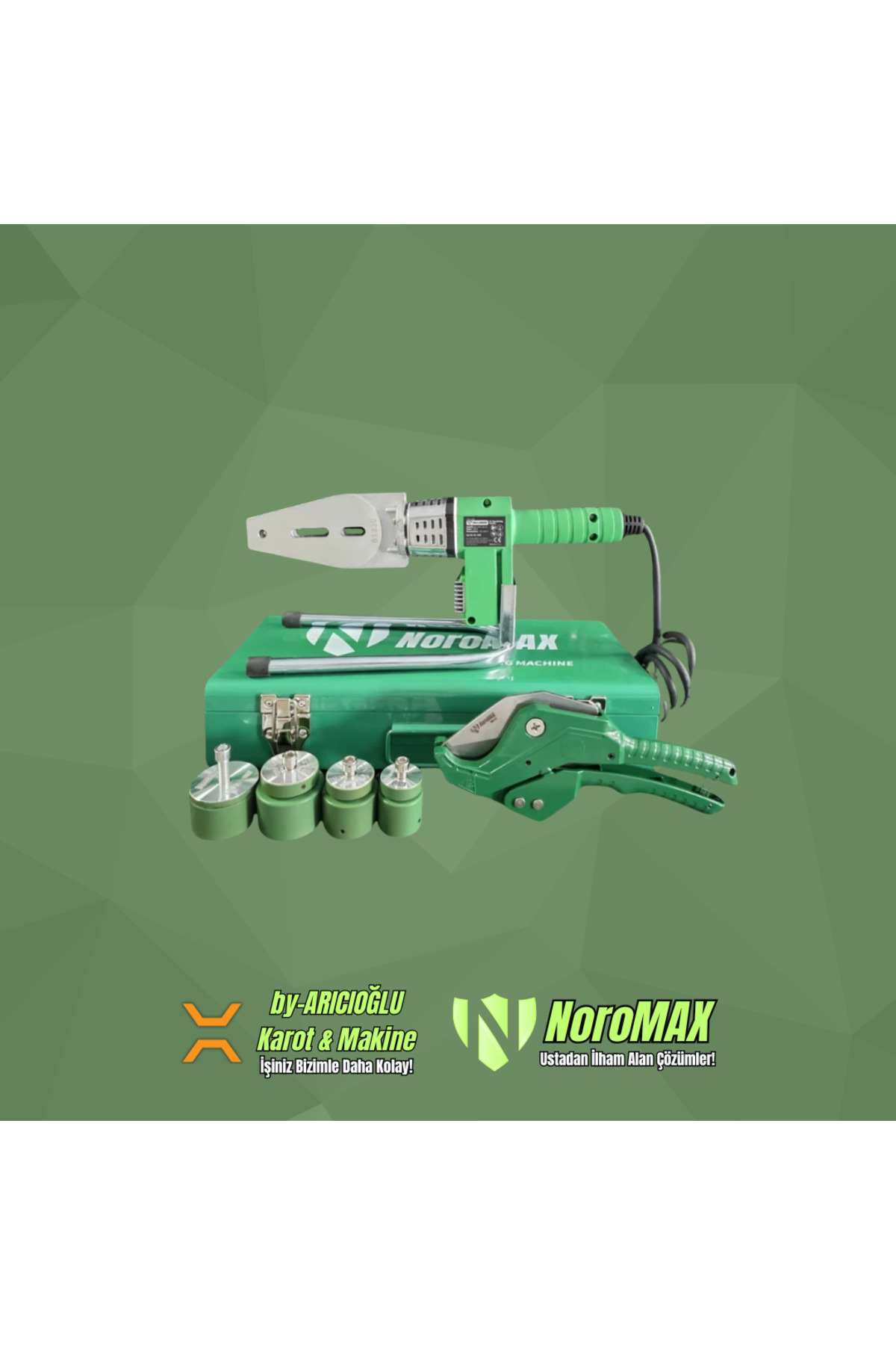 Noromax NR-02 Set 1600w Çift Rezidans 340 Derece Dijital Boru