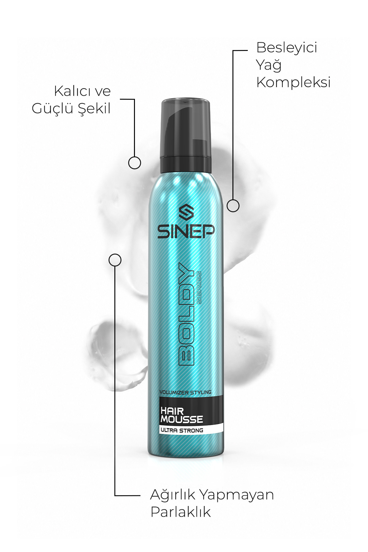 BOLDY HAIR MOUSSE — SNPMOUSSE — تصویر 2 از 5
