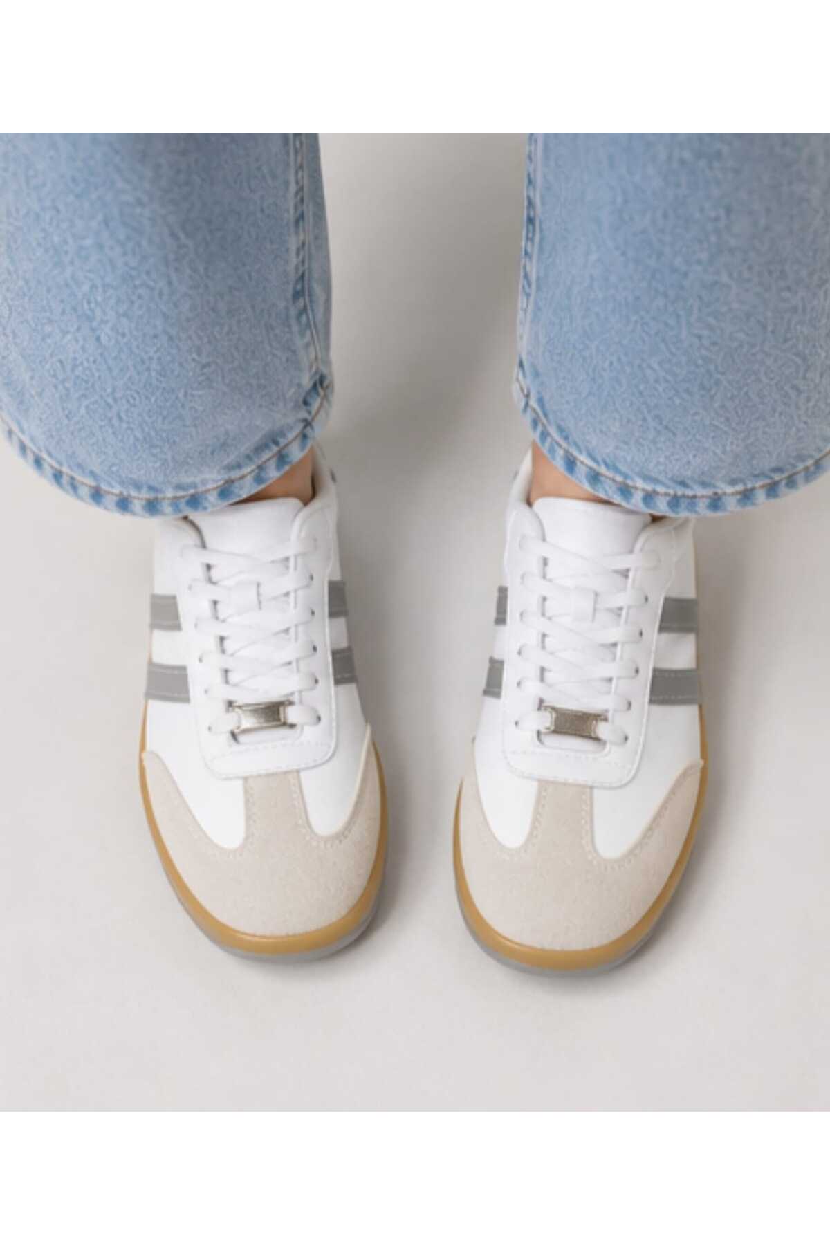 JUHR Günlük Sneaker Hafif Esnek Kaymaz Taban Ayakkabı