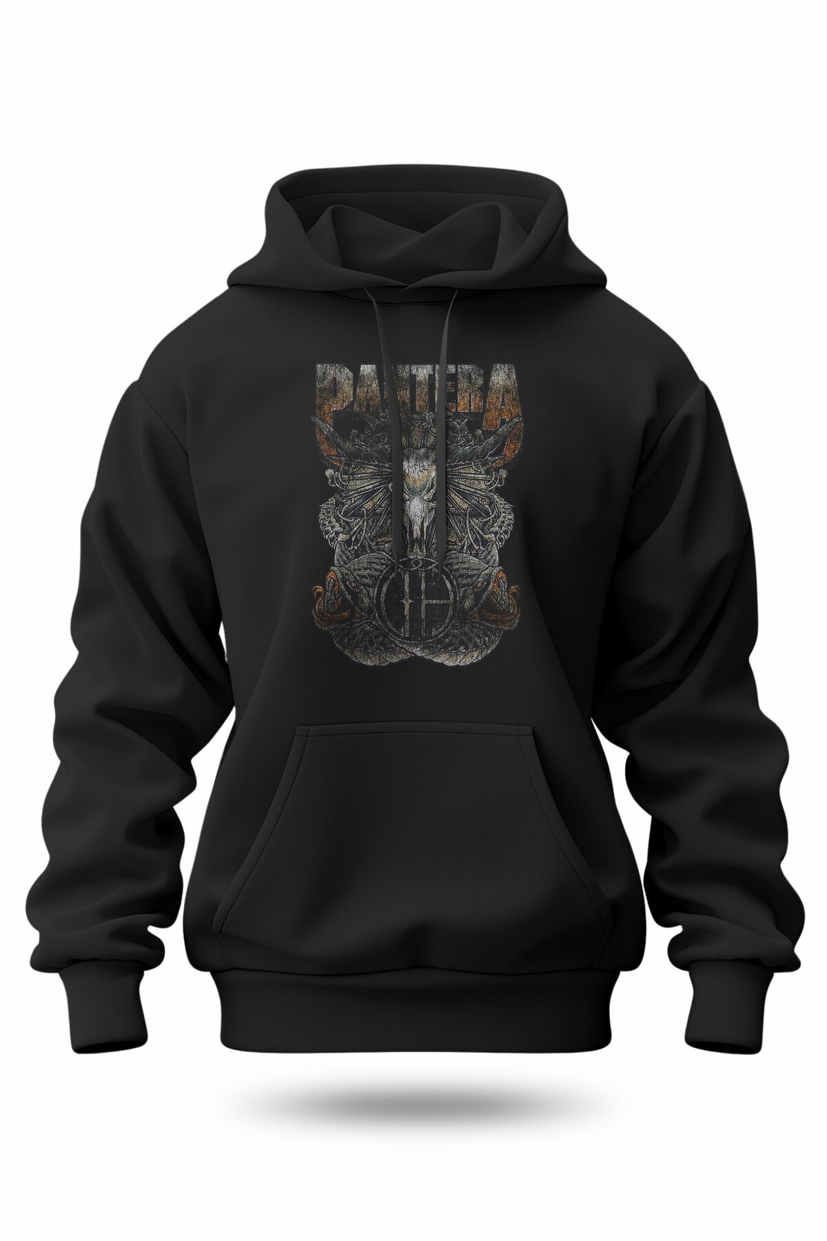 buzagi tasarım ürünleri Pantera Digital Print Hooded Unisex Sweatshirt