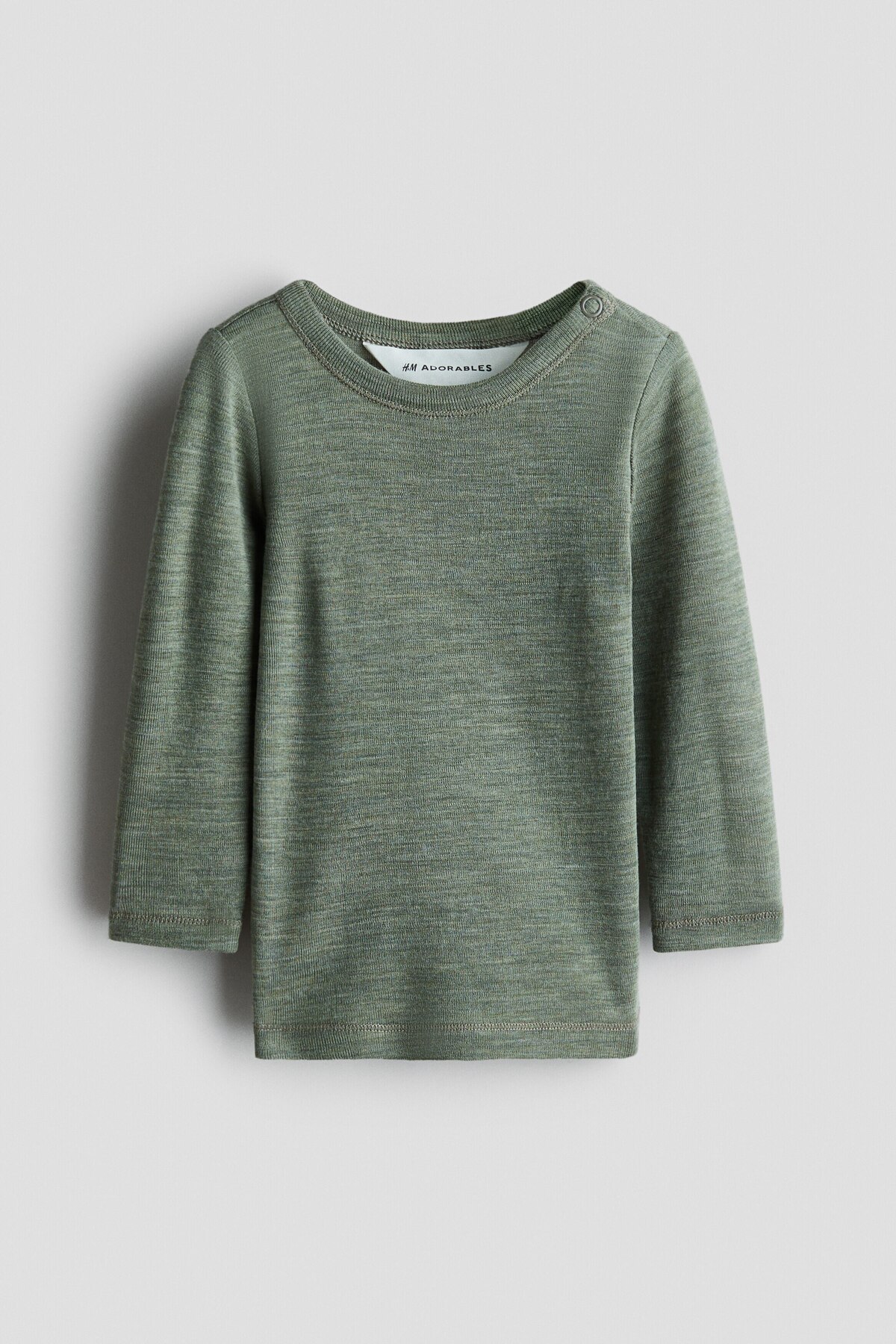 تاپ جرسی پشمی مرینوس اچ اند ام تی شرت H&M