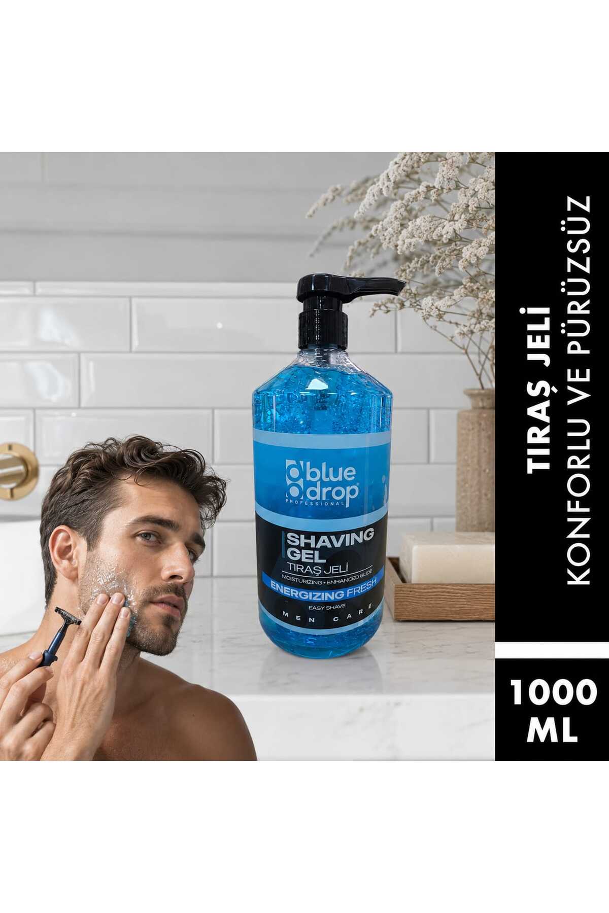 THE RUSH Blue Drop Sakal Tıraş Jeli 1000 ml - Fiyatı, Yorumları