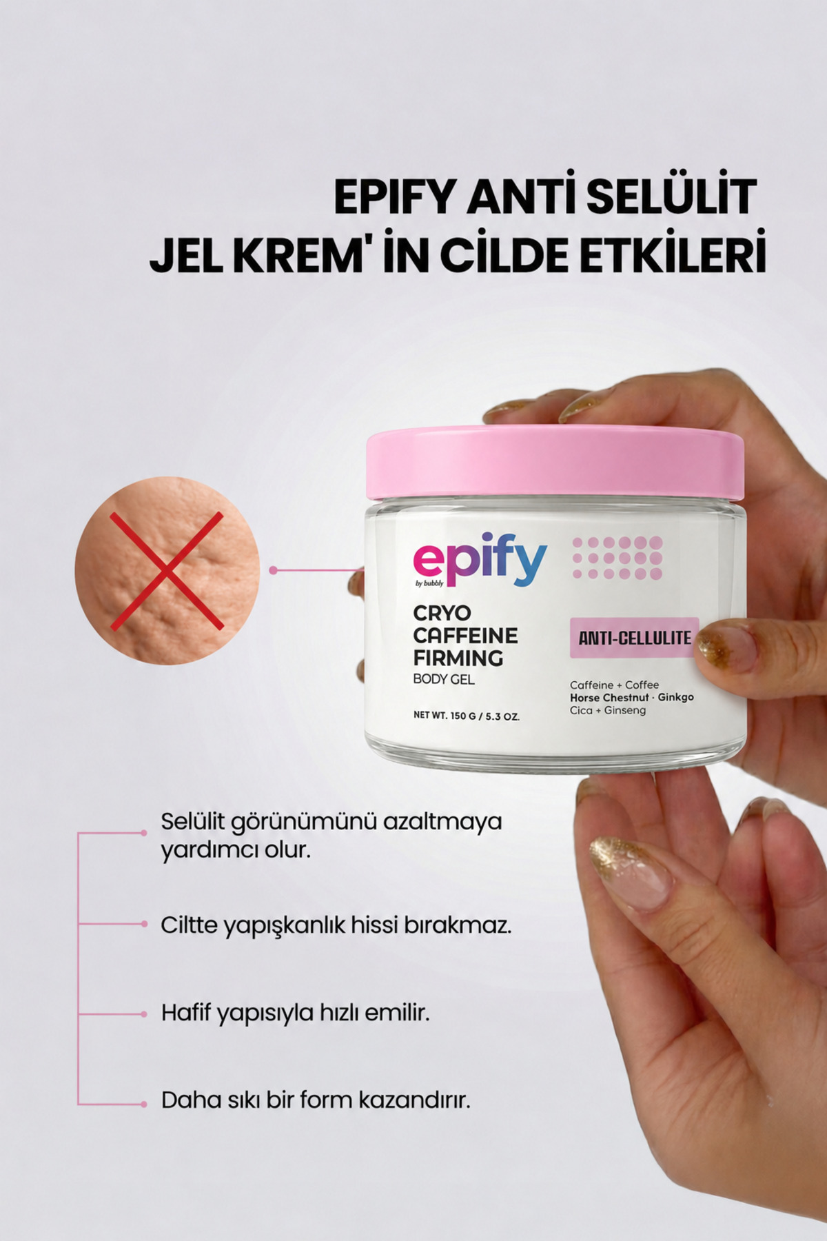 Anti Selülit Jel Krem — EPASK-01 — تصویر 5 از 5