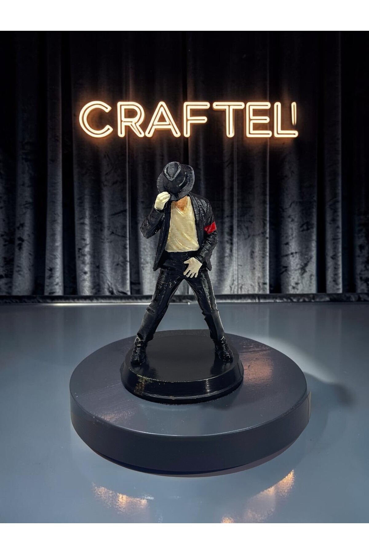 CRAFTEL Michael Jackson 13 cm Koleksiyonluk Pop Müziğin Kralı