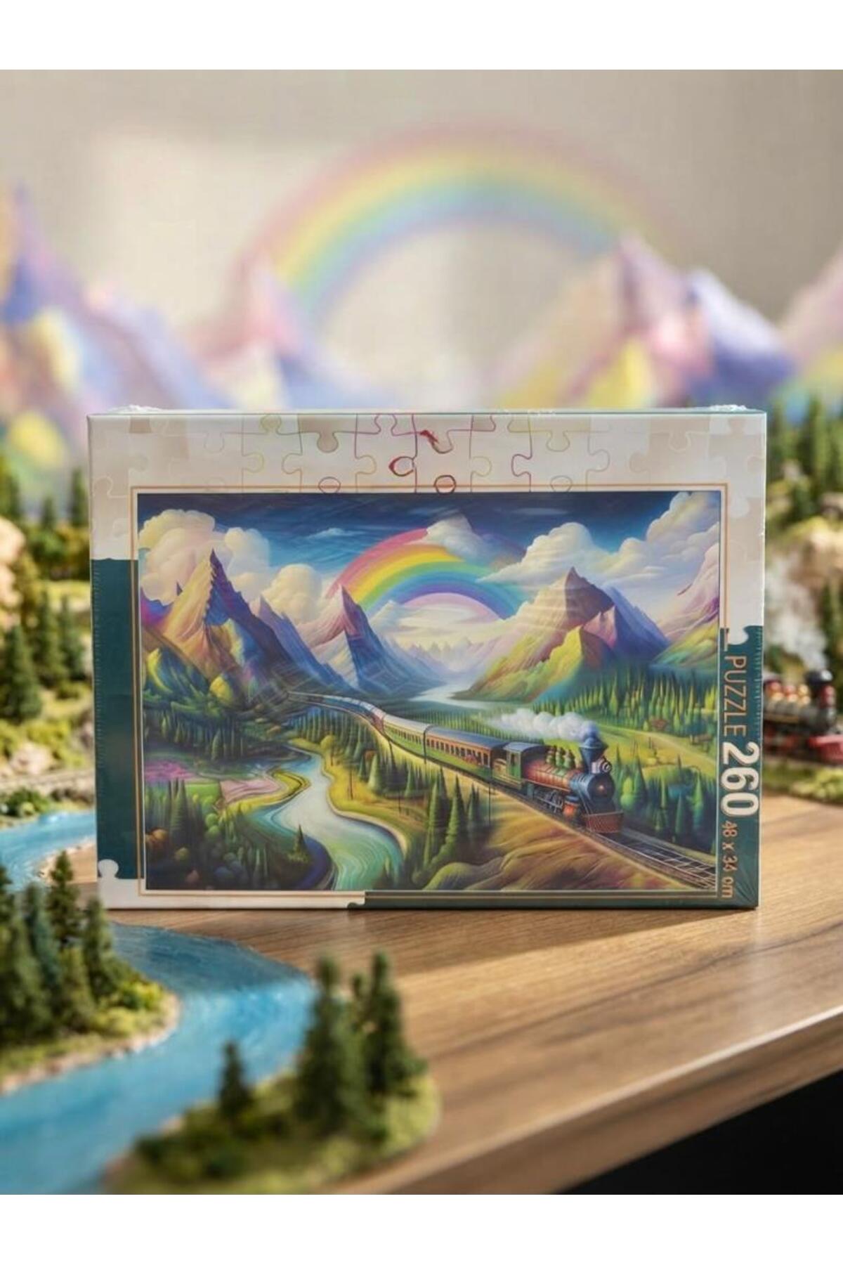 Tıfıl Toys Gökkuşağı Ekspresi - 260 Parça Eğitici Puzzle - Fiyatı