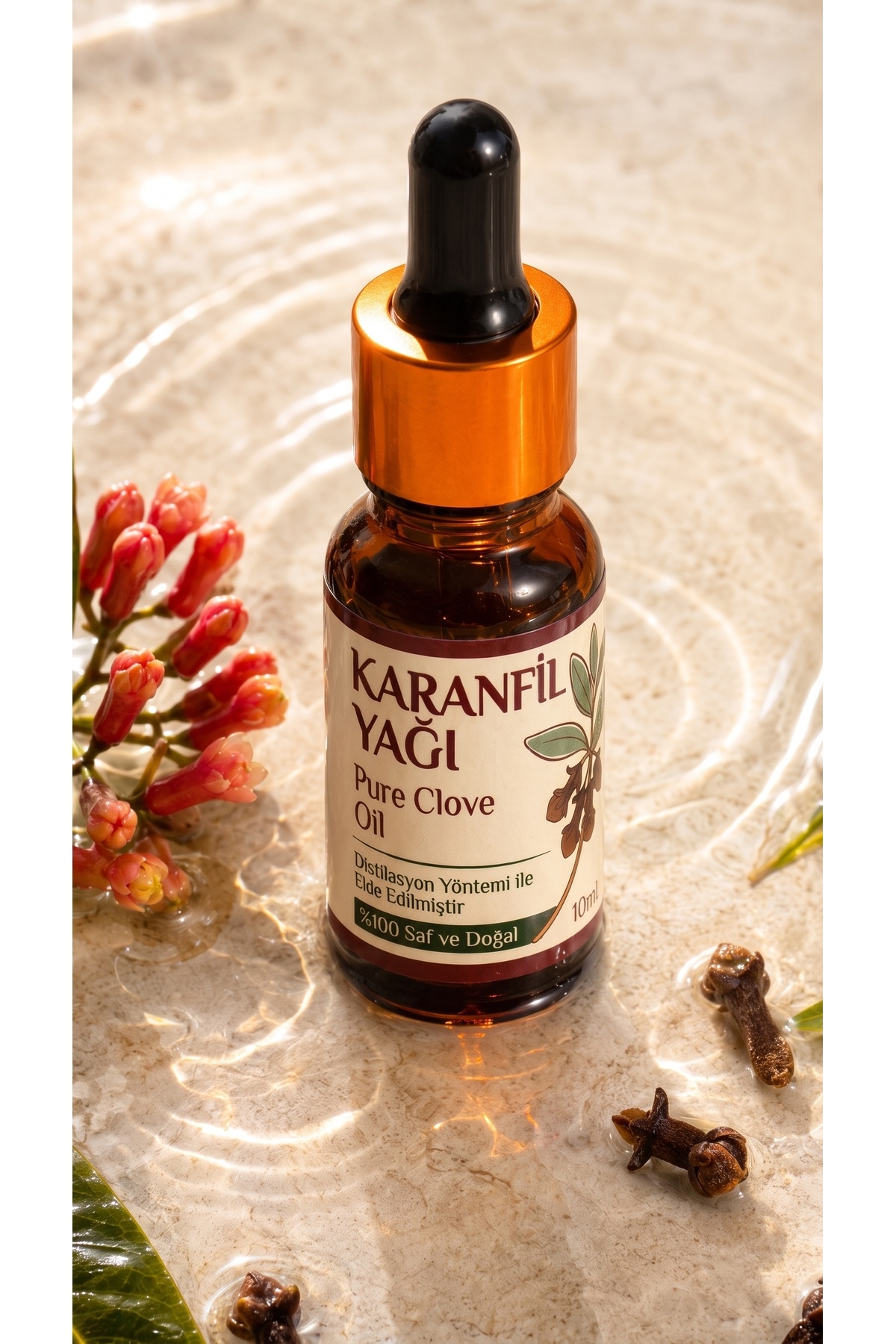 روغن ضروری میخک ۱۰ میلی‌لیتر / ۱۰۰٪ خالص و طبیعی / روغن میخک — A1-Karanfil-yag-10 — تصویر 7 از 8