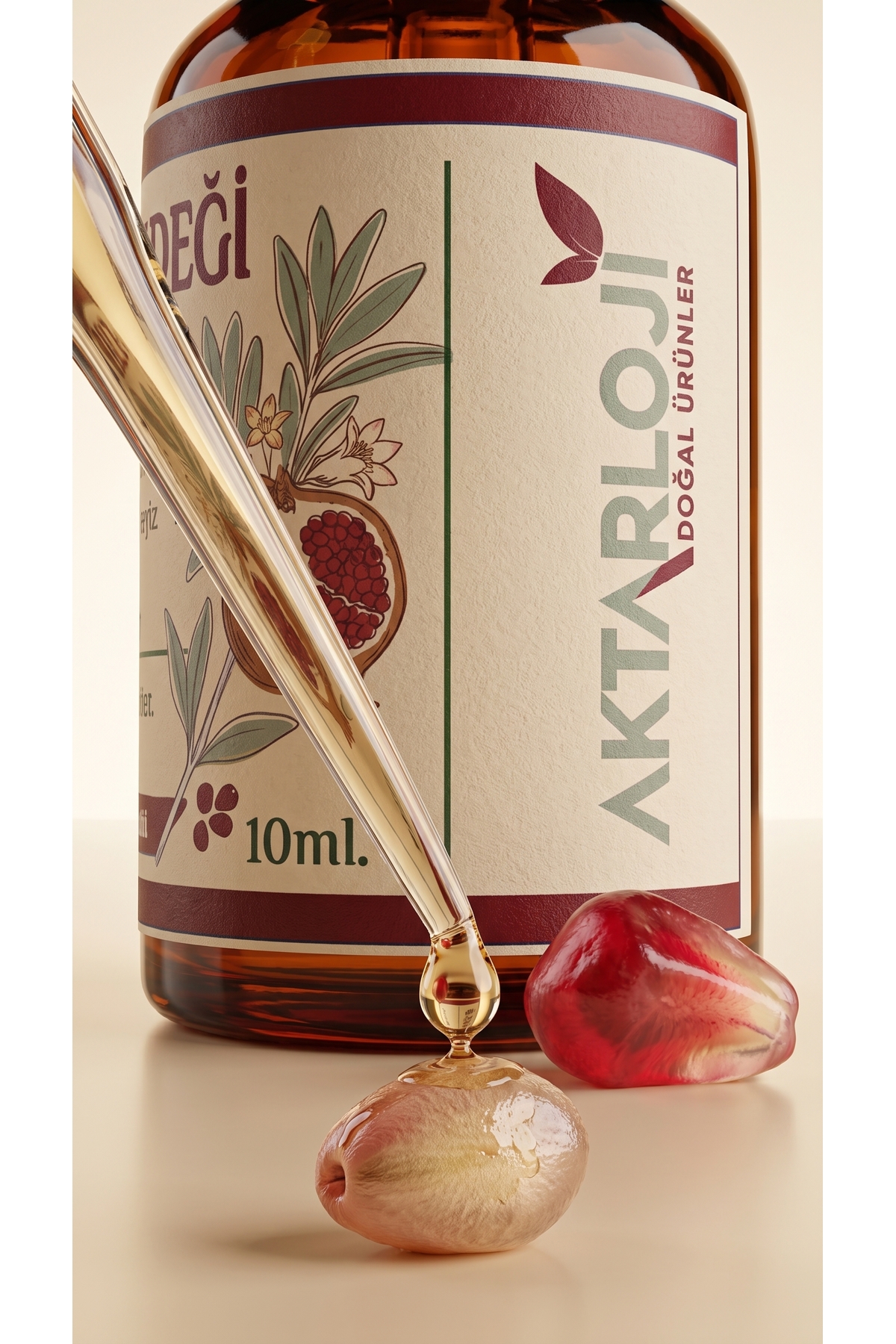 Nar Çekirdeği Yağı 10 ml / Soğuk Sıkım / %100 Saf Ve Doğal / Pomegranate Seed Oil — A1-Nar-Çekirdeği-yag-10 — تصویر 6 از 8