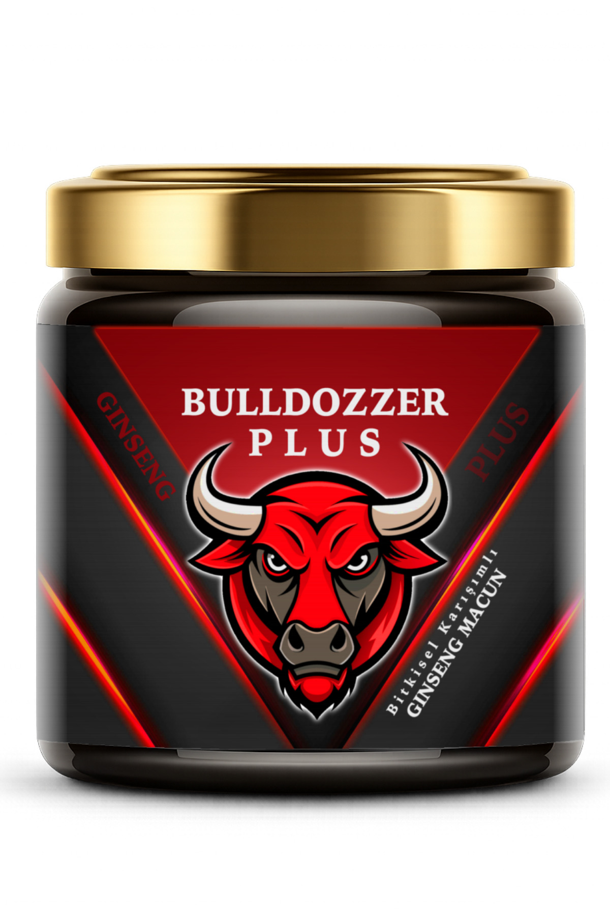 Ginseng, Çakşır Otu, Panax Içeren Kuvvet Bitkisel Karışımlı Macunu 240 gr BullDozzer — BZPLS1 — تصویر 5 از 6