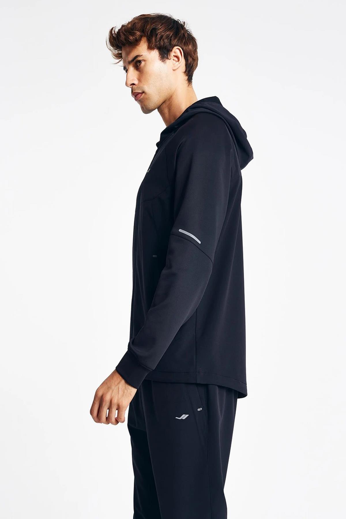 Lescon Erkek Fermuarlı Kapüşonlu Sweatshirt 24N-1115 24NTES001115 görsel 3