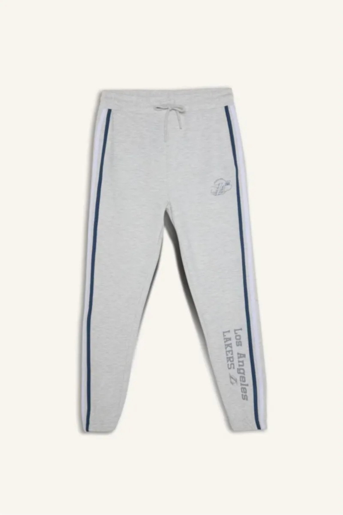 DeFacto NBA Los Angeles Lakers Standart Fit Skuba Dalgıç Kumaş Jogger F6978AX26SP görsel 5