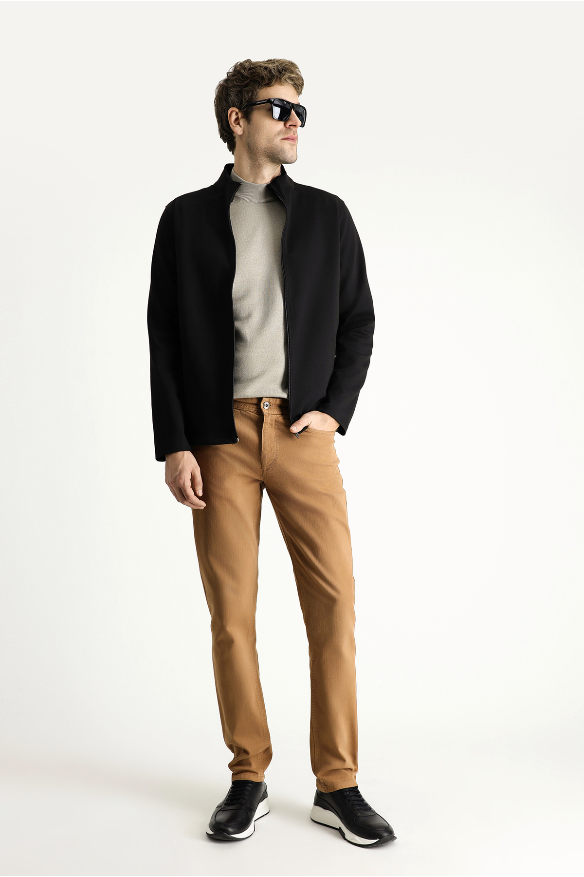 Kiğılı Slim Fit Dar Kesim Likralı Kanvas / Chino Pantolon görsel 2