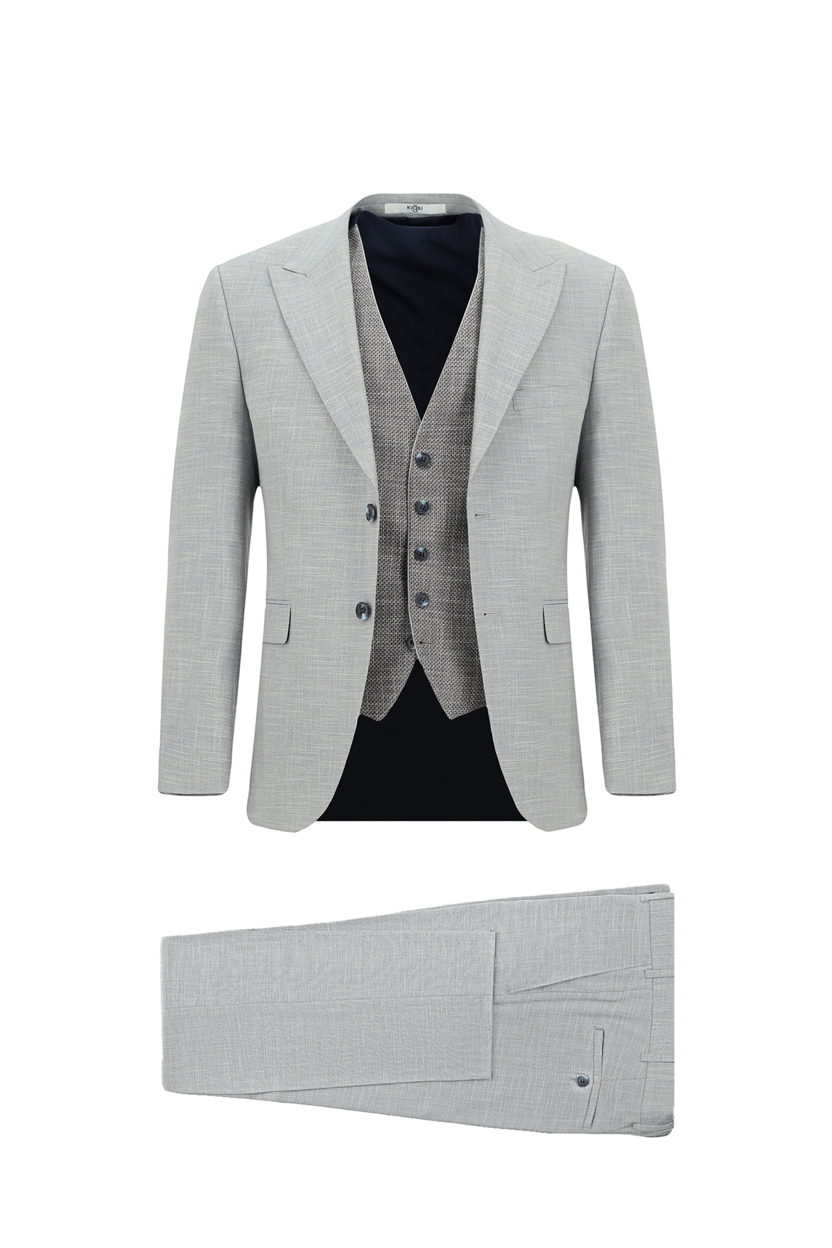 Kiğılı 7 Drop Slim Fit Slim Fit Vest Combination Suit