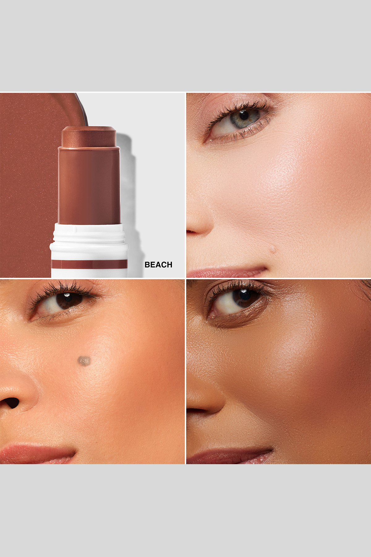 Skin Enhancer Blush, Bronzer & Highlighter Multi-Stick - Beach — رنگارنگ 141222 — تصویر 4 از 8