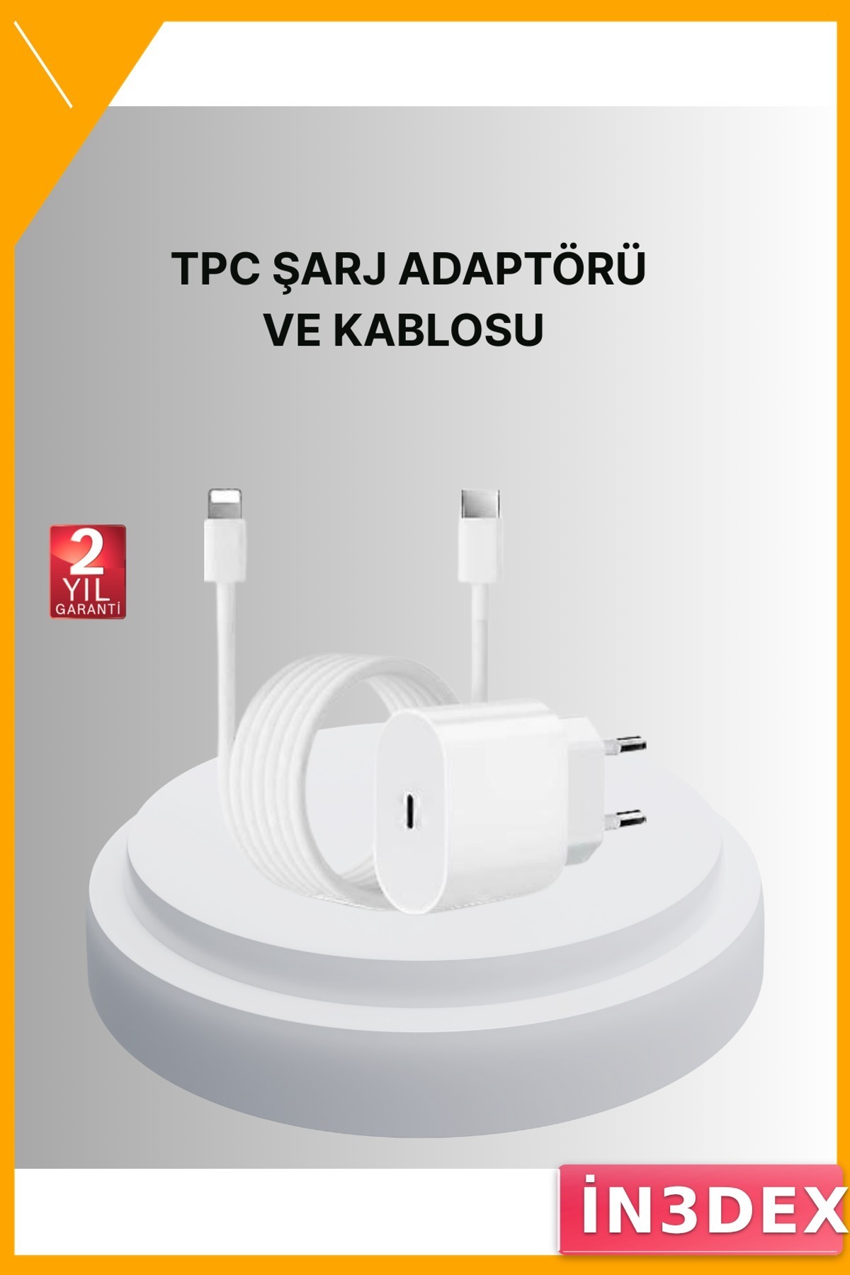 20W USB-C Hızlı Şarj Cihazı iPhone iPad Uyumlu
