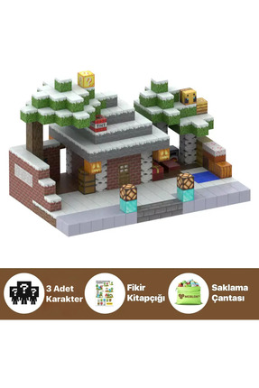 McBlok Minecraft Manyetik Küp Blok Yapı Taşı 100 Parça