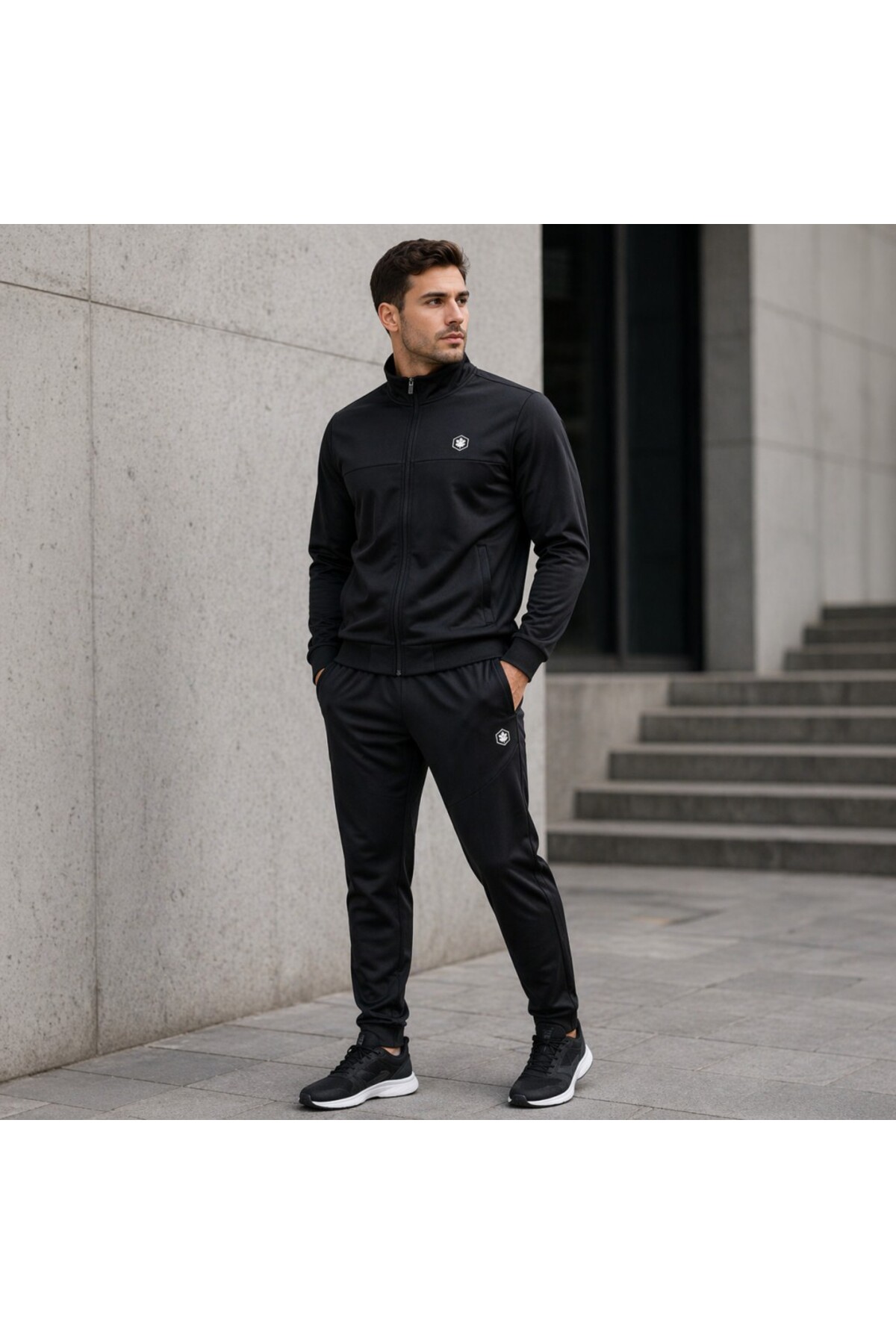 lumberjack Siyah Erkek Eşofman Takımı CT176 LEON T.SUIT — مشکی LumberCT176LEONTSUITSYH