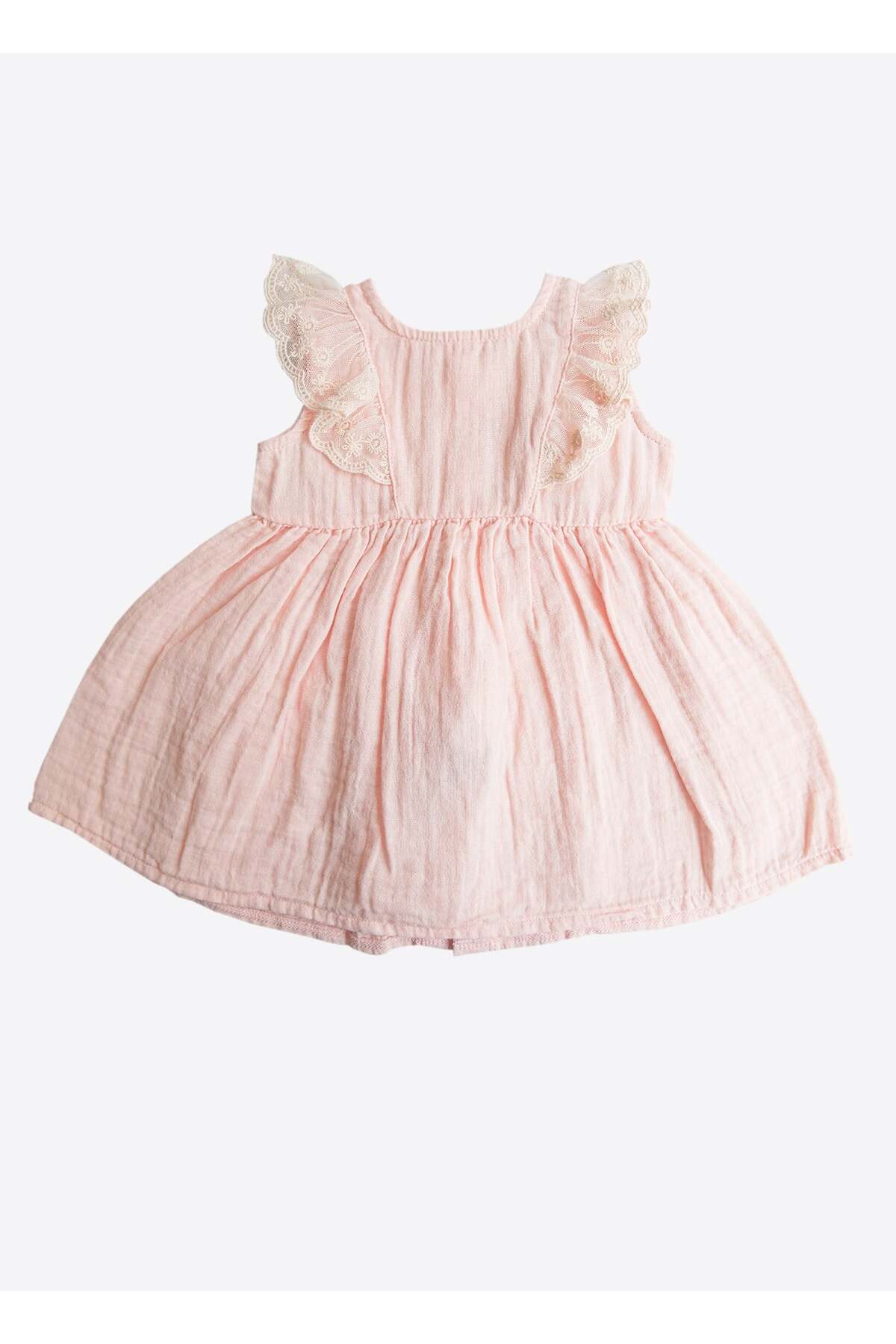 kitikate Organik Rosie Elbise Pembe